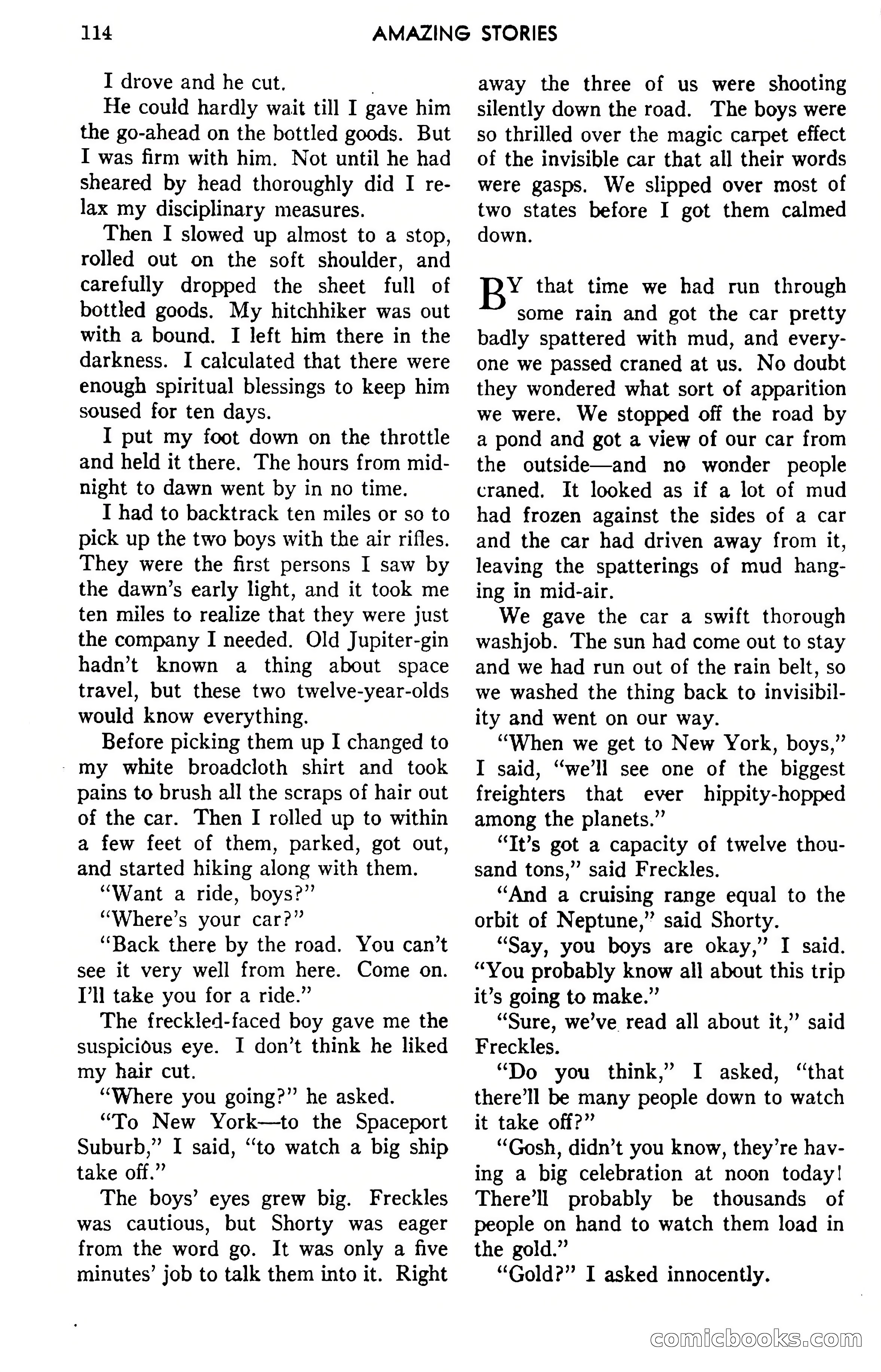 Amazing Stories, April 1941 — page 114 of 148