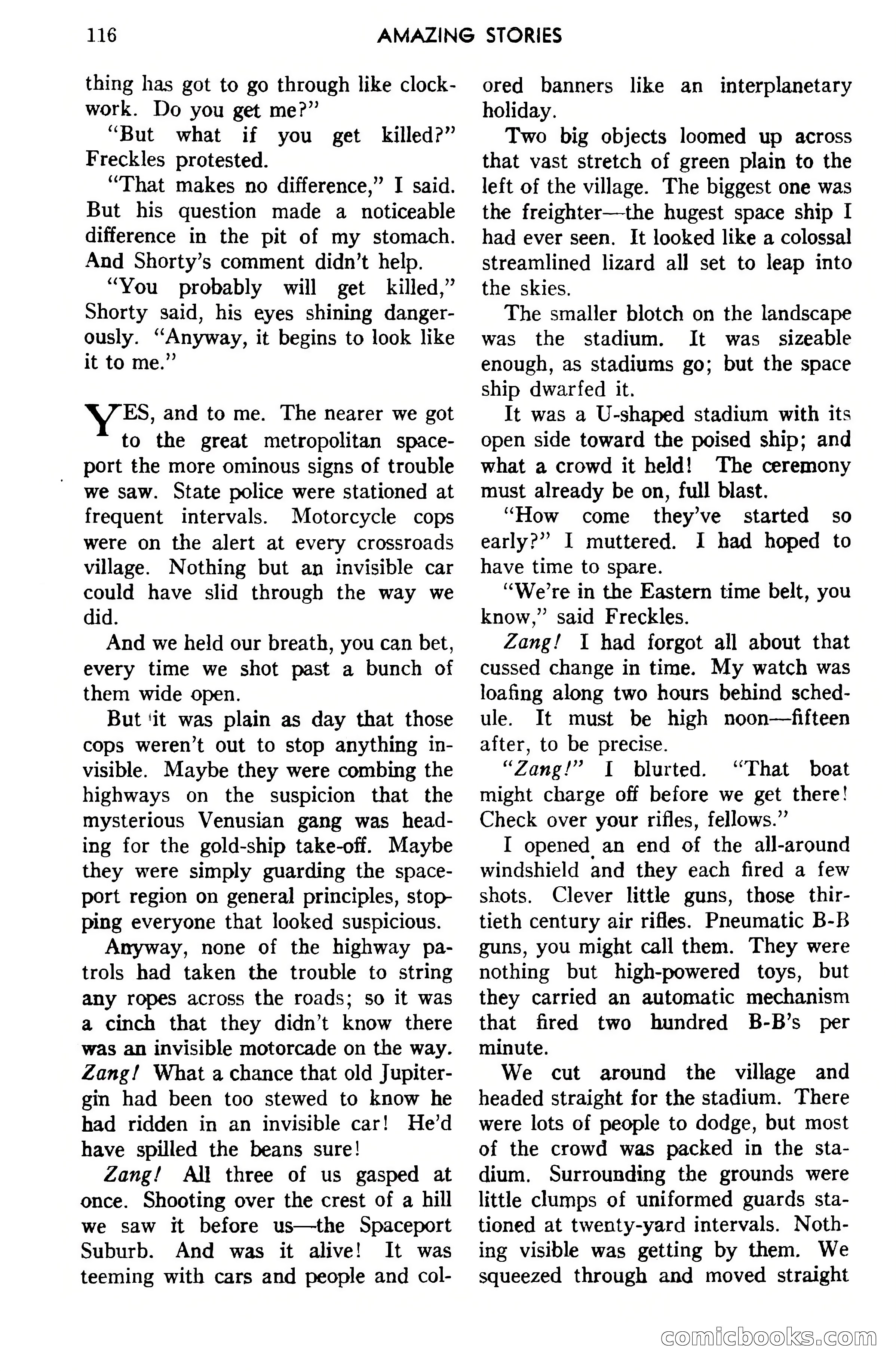Amazing Stories, April 1941 — page 116 of 148