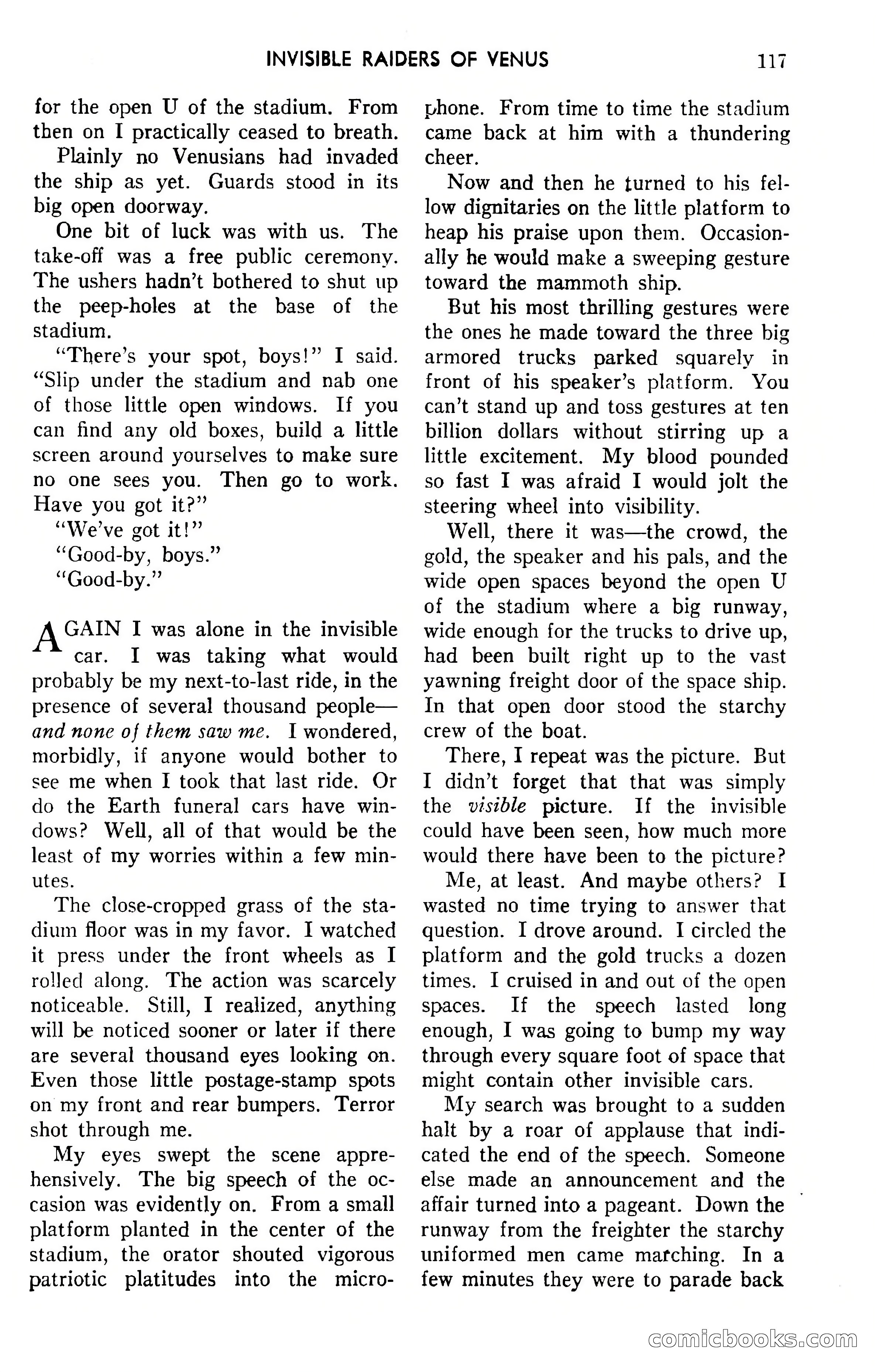 Amazing Stories, April 1941 — page 117 of 148