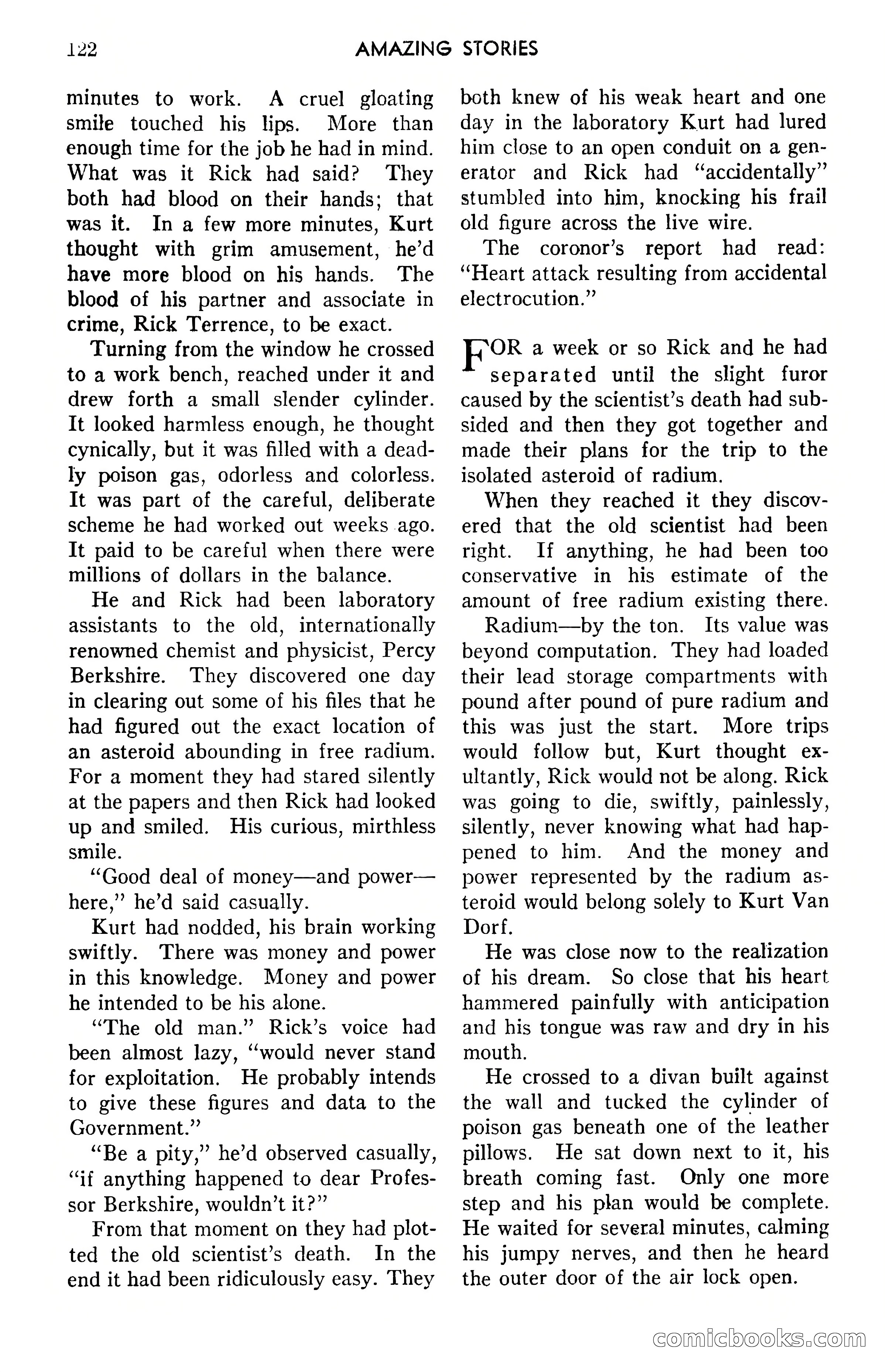 Amazing Stories, April 1941 — page 122 of 148