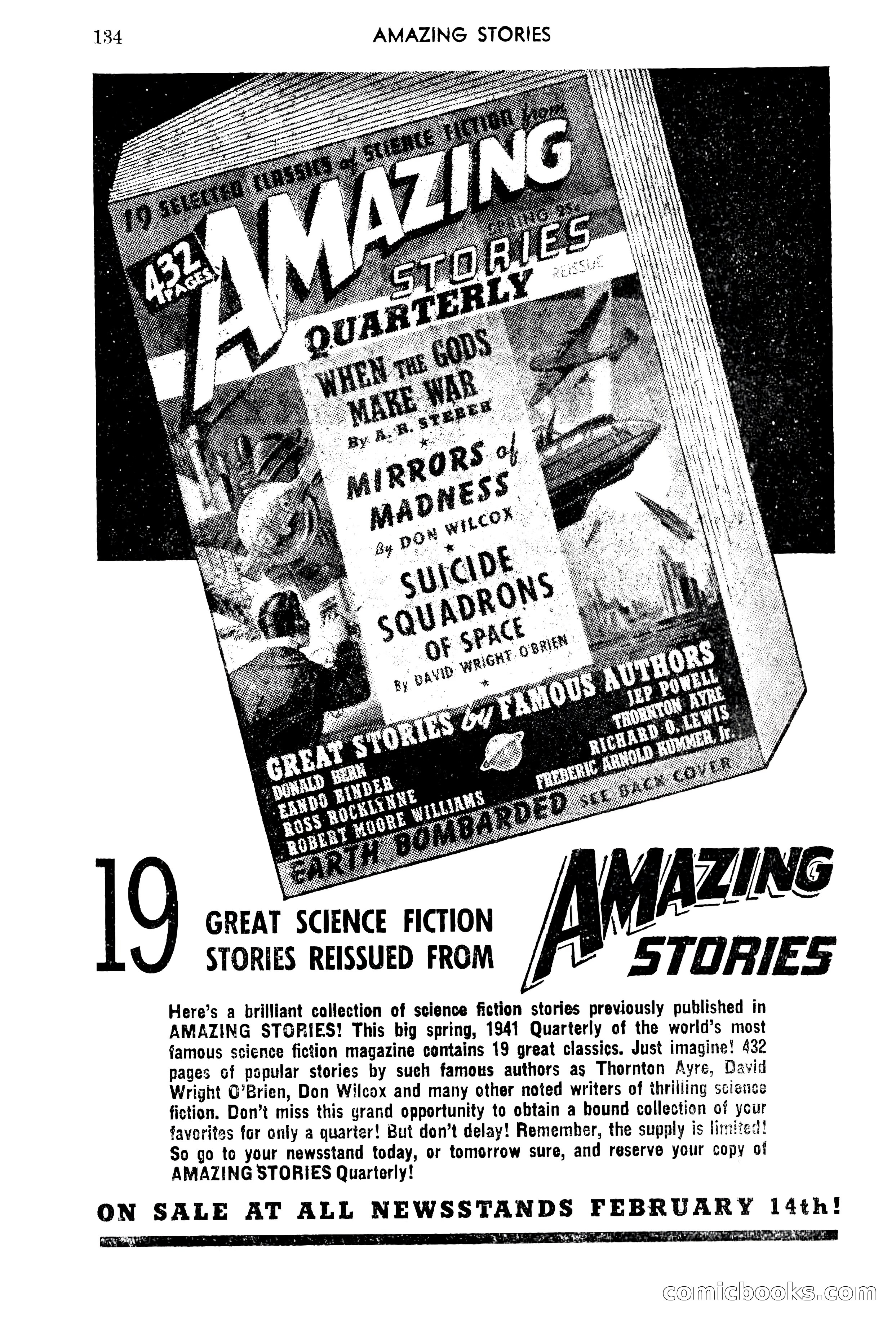 Amazing Stories, April 1941 — page 134 of 148