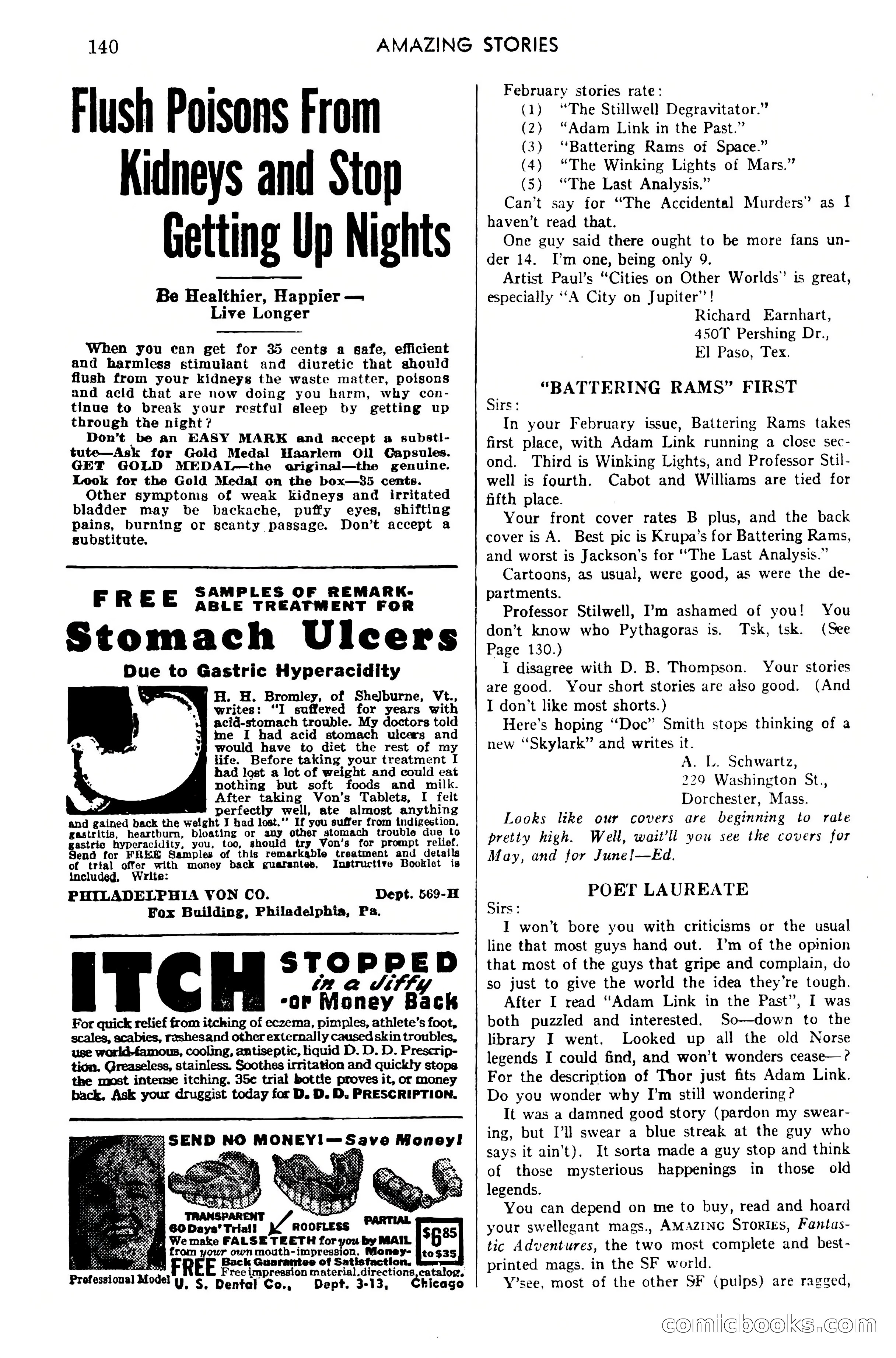 Amazing Stories, April 1941 — page 140 of 148