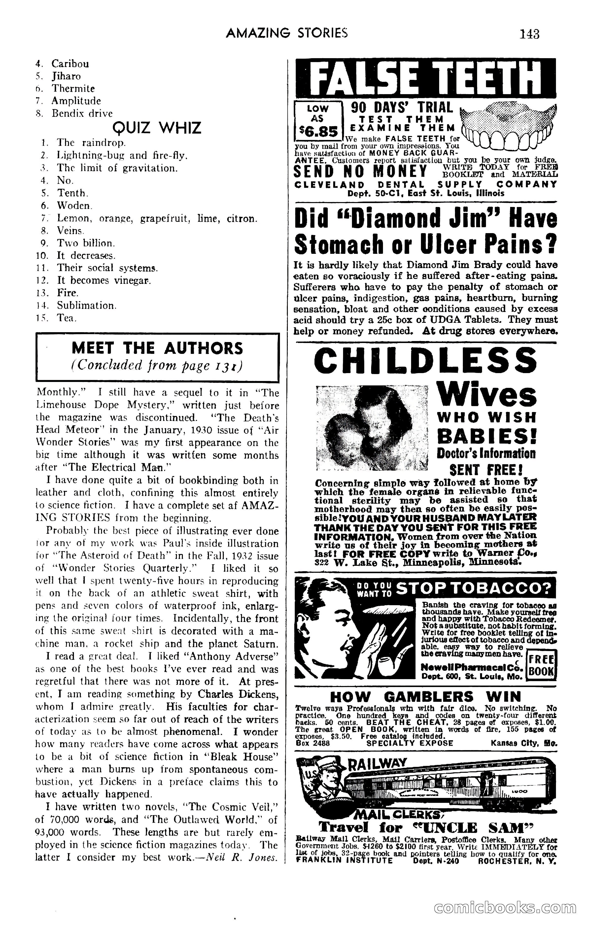 Amazing Stories, April 1941 — page 143 of 148