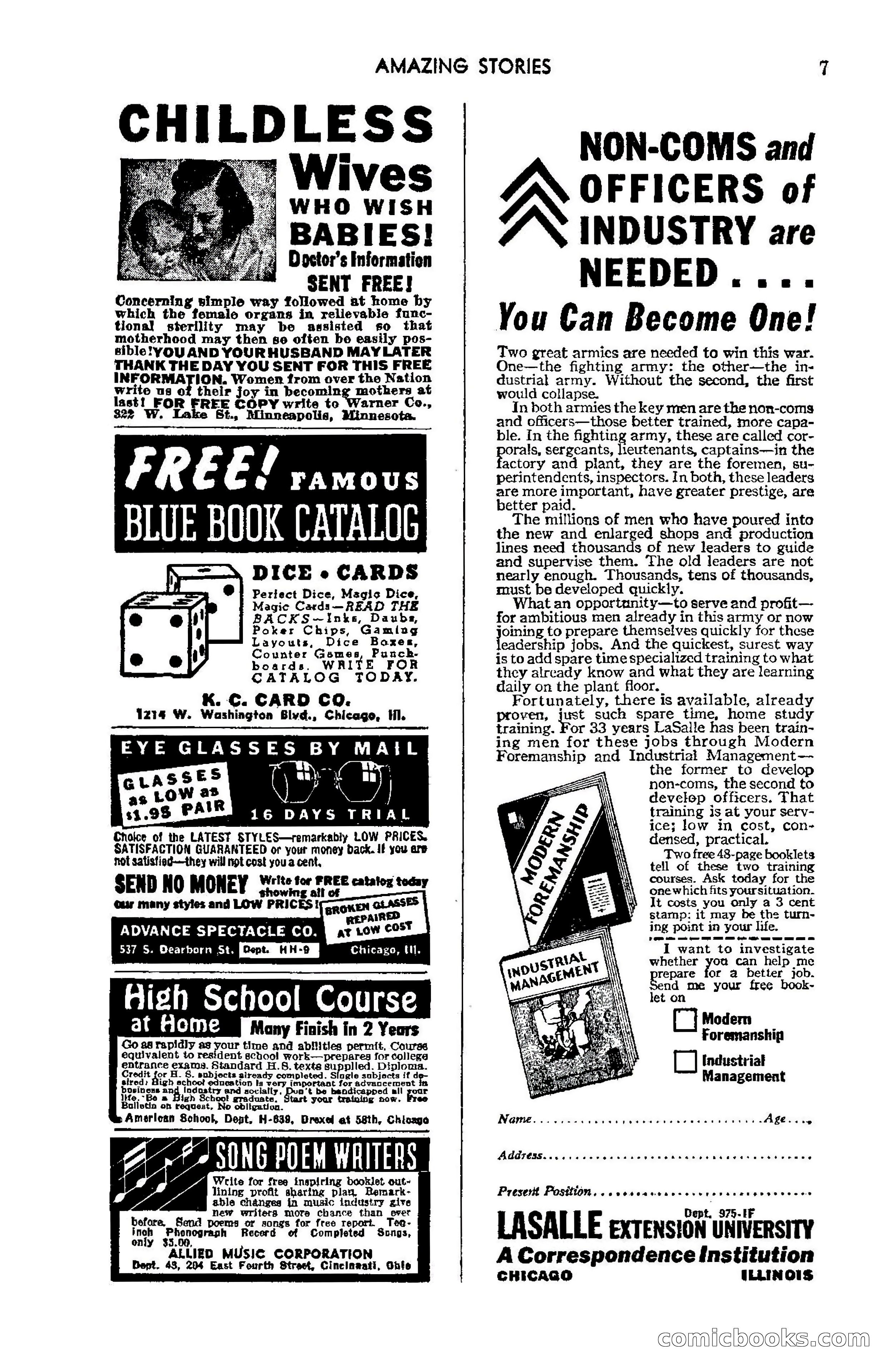 Amazing Stories, October 1942 — page 7 of 244