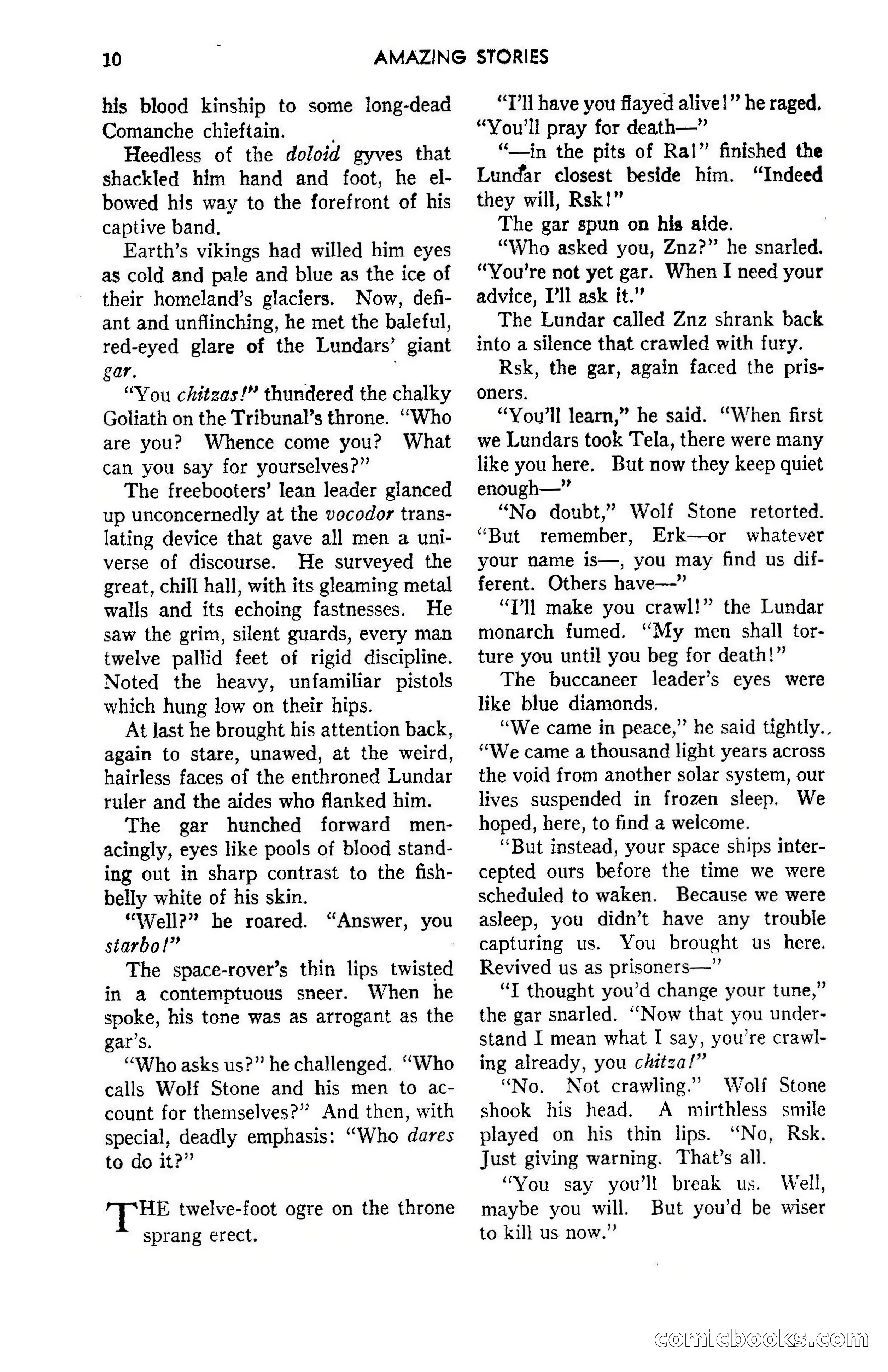 Amazing Stories, October 1942 — page 10 of 244