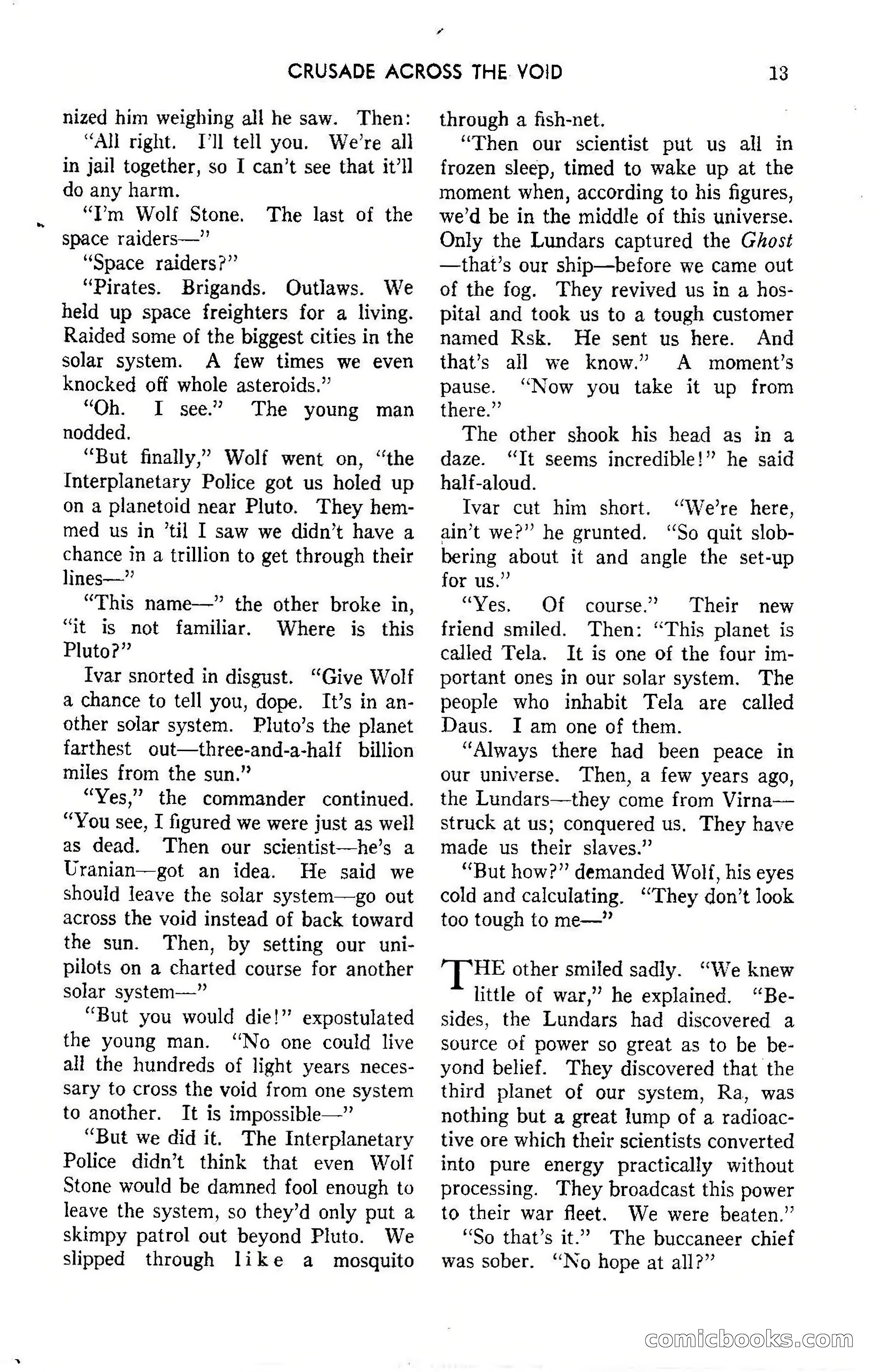 Amazing Stories, October 1942 — page 13 of 244