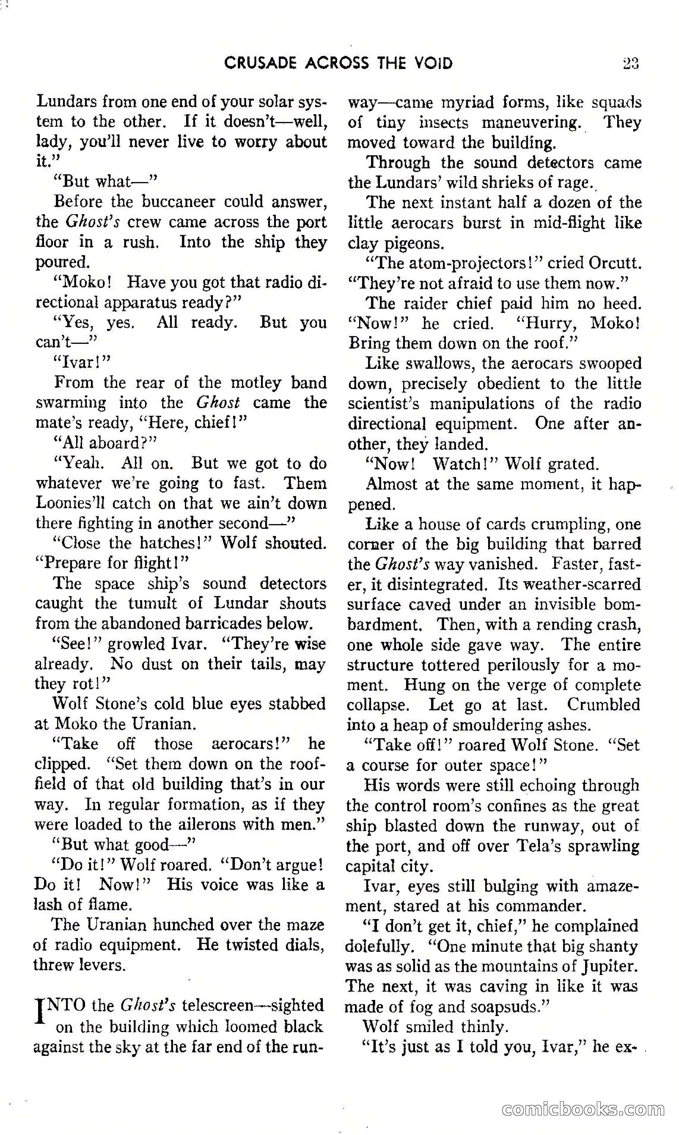Amazing Stories, October 1942 — page 23 of 244
