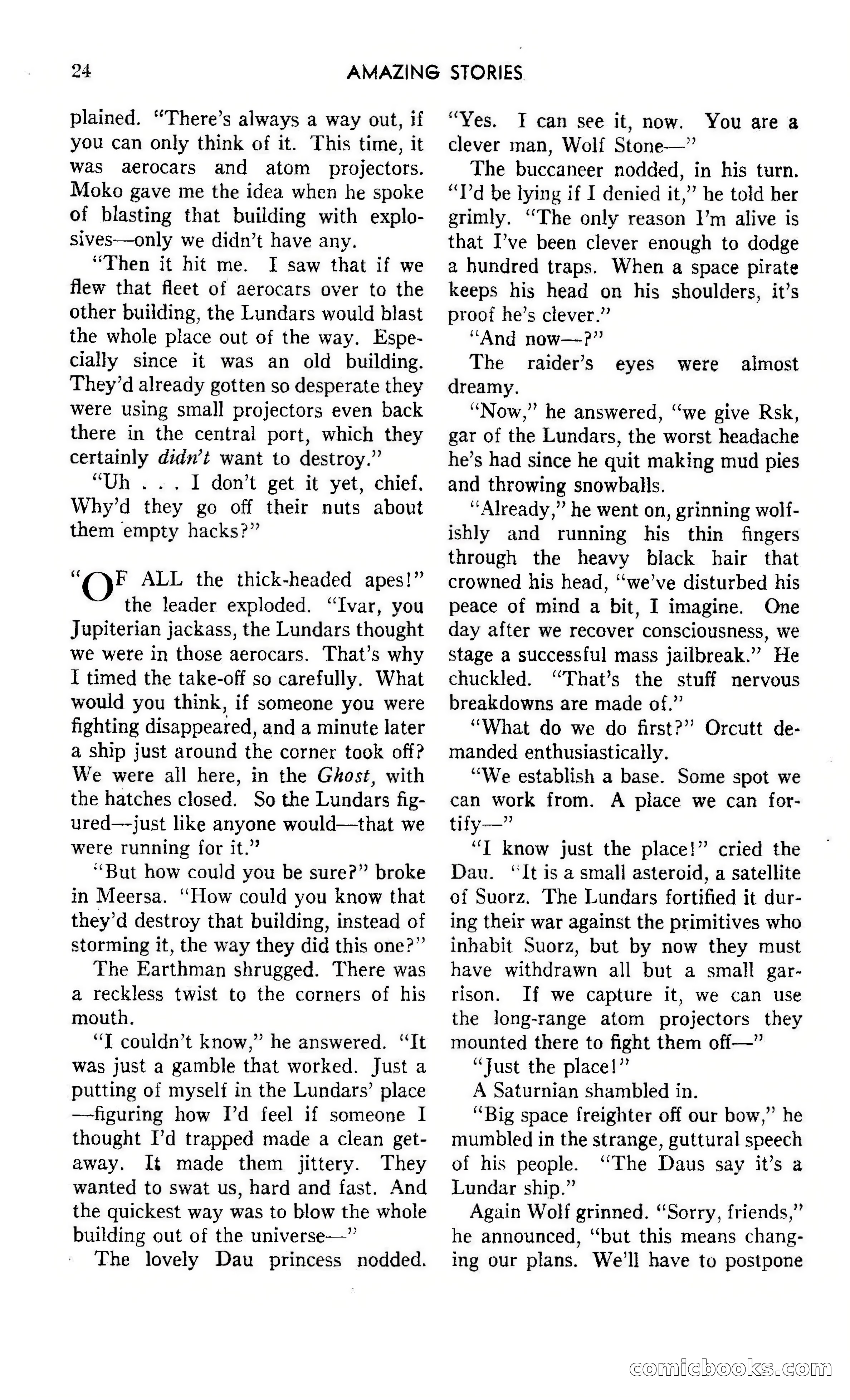 Amazing Stories, October 1942 — page 24 of 244