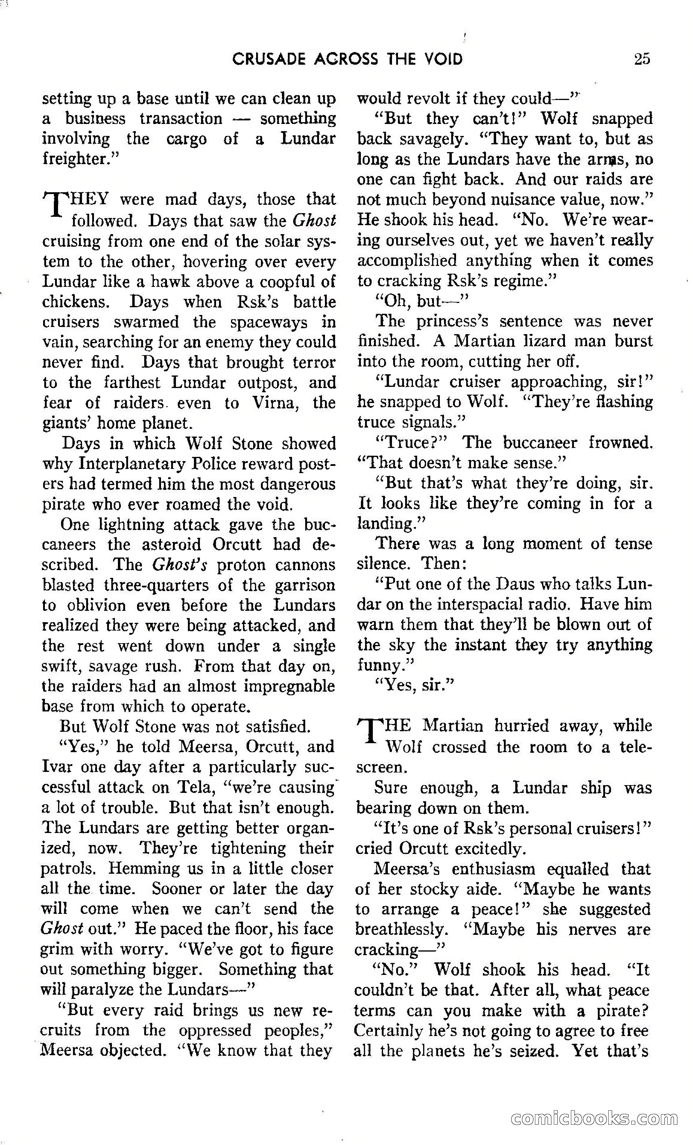 Amazing Stories, October 1942 — page 25 of 244