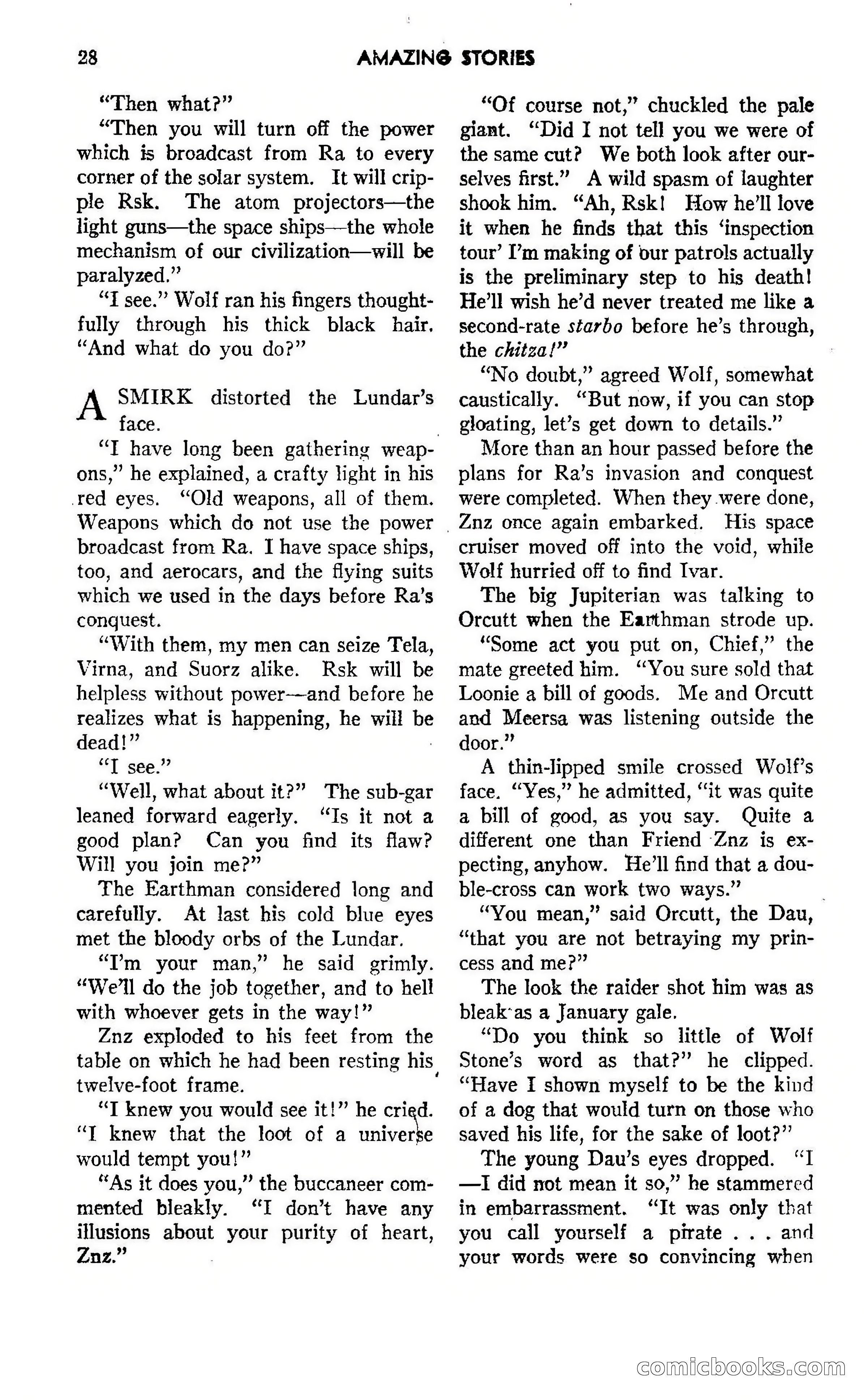 Amazing Stories, October 1942 — page 28 of 244