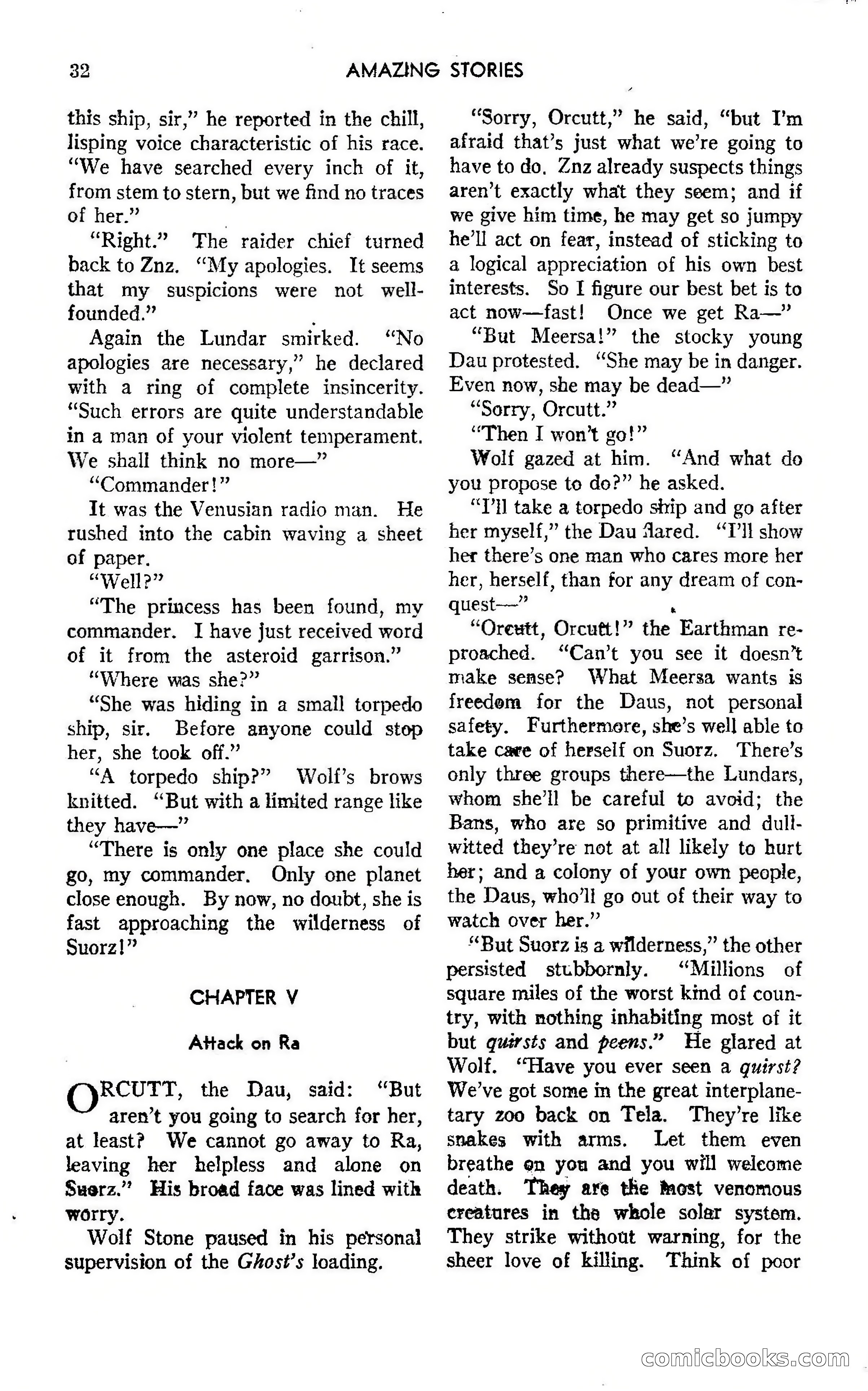 Amazing Stories, October 1942 — page 32 of 244