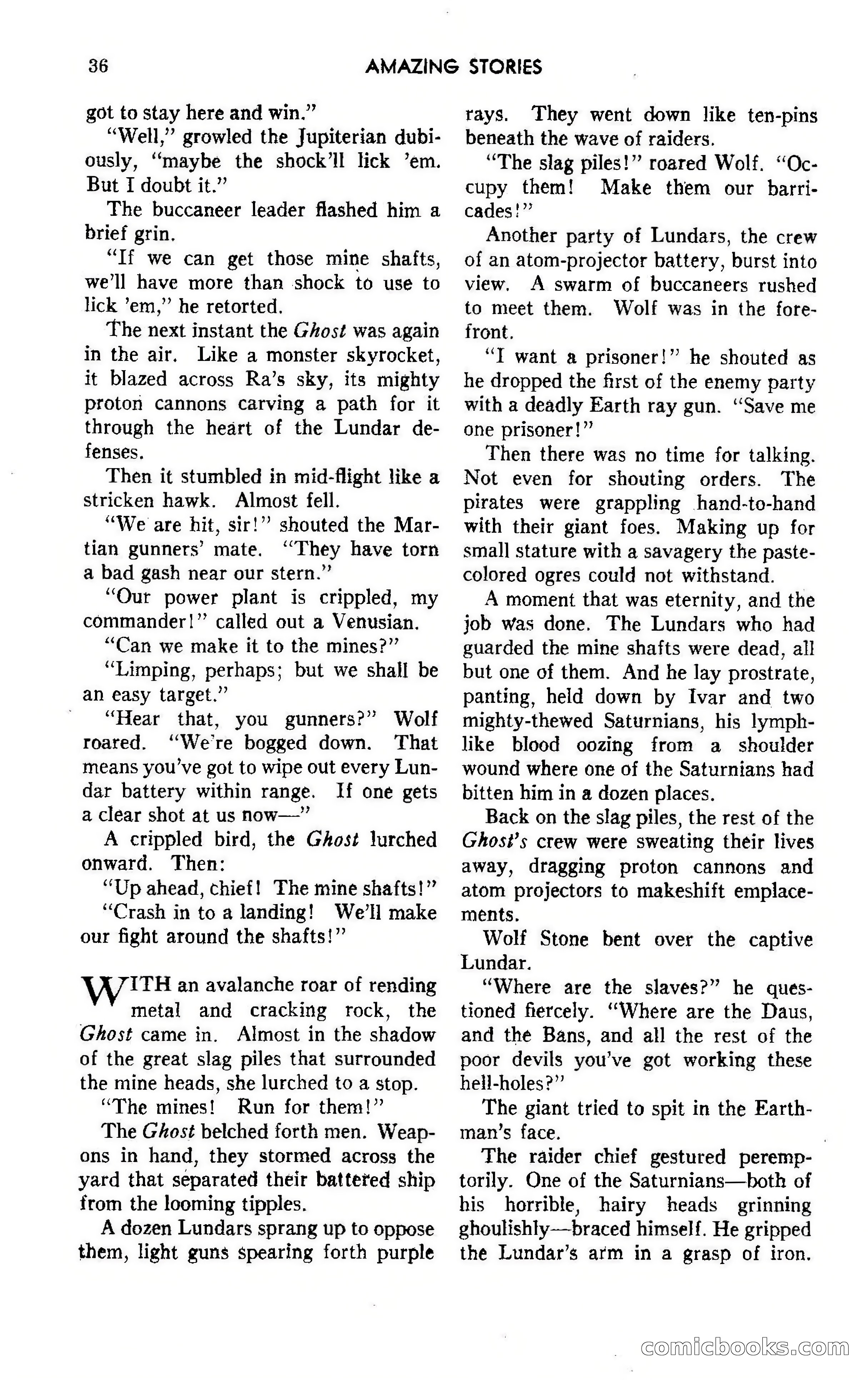 Amazing Stories, October 1942 — page 36 of 244