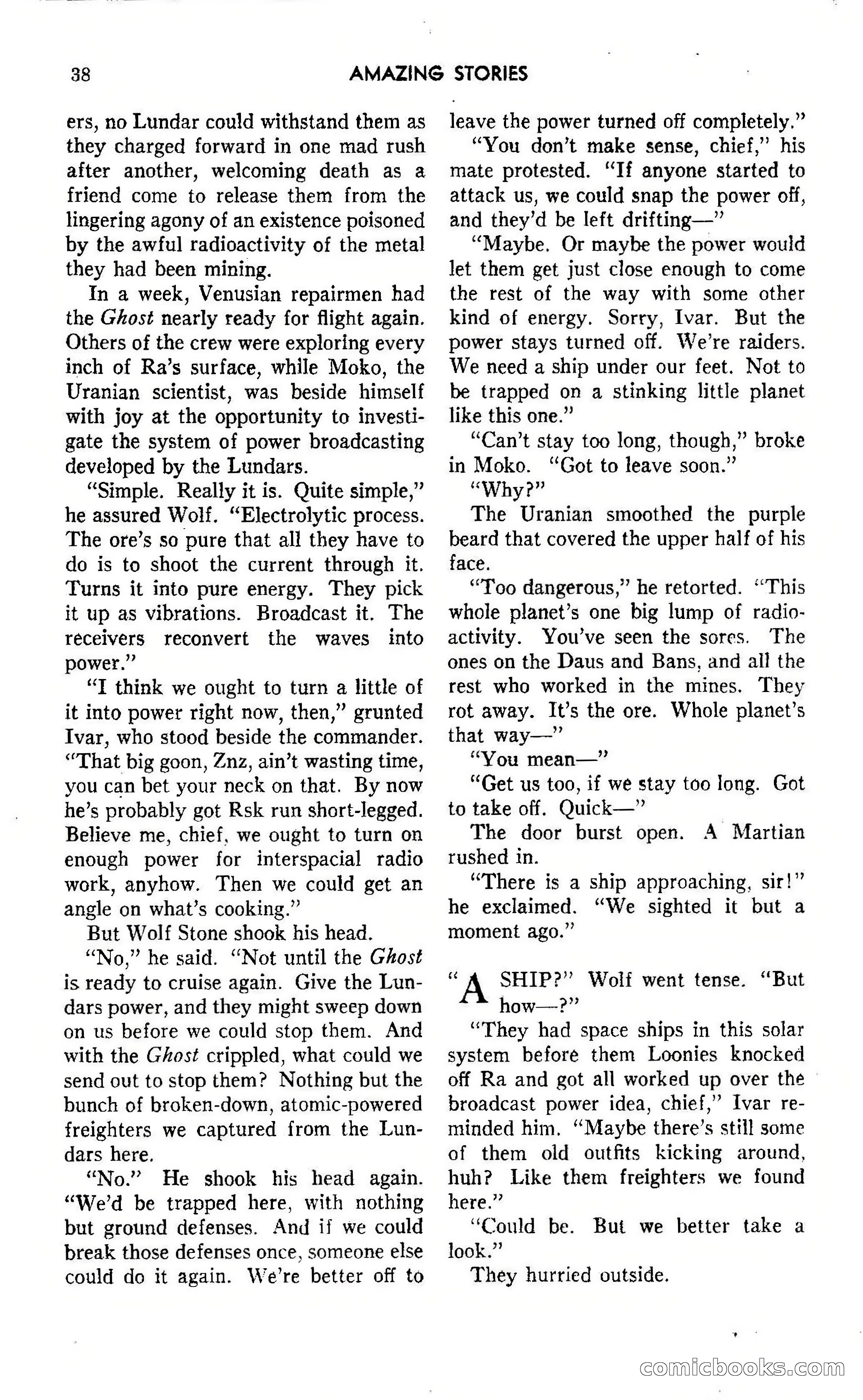 Amazing Stories, October 1942 — page 38 of 244