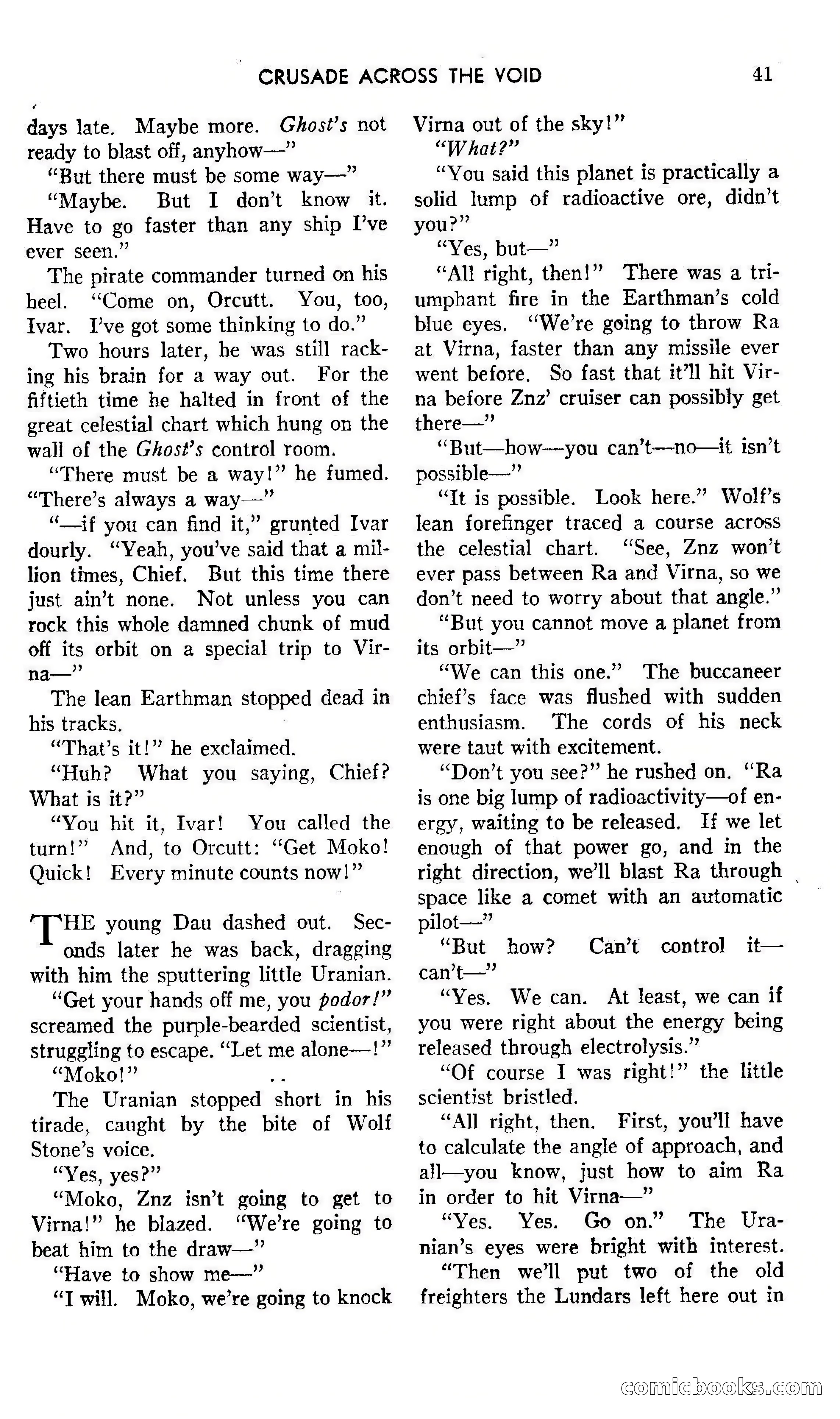 Amazing Stories, October 1942 — page 41 of 244