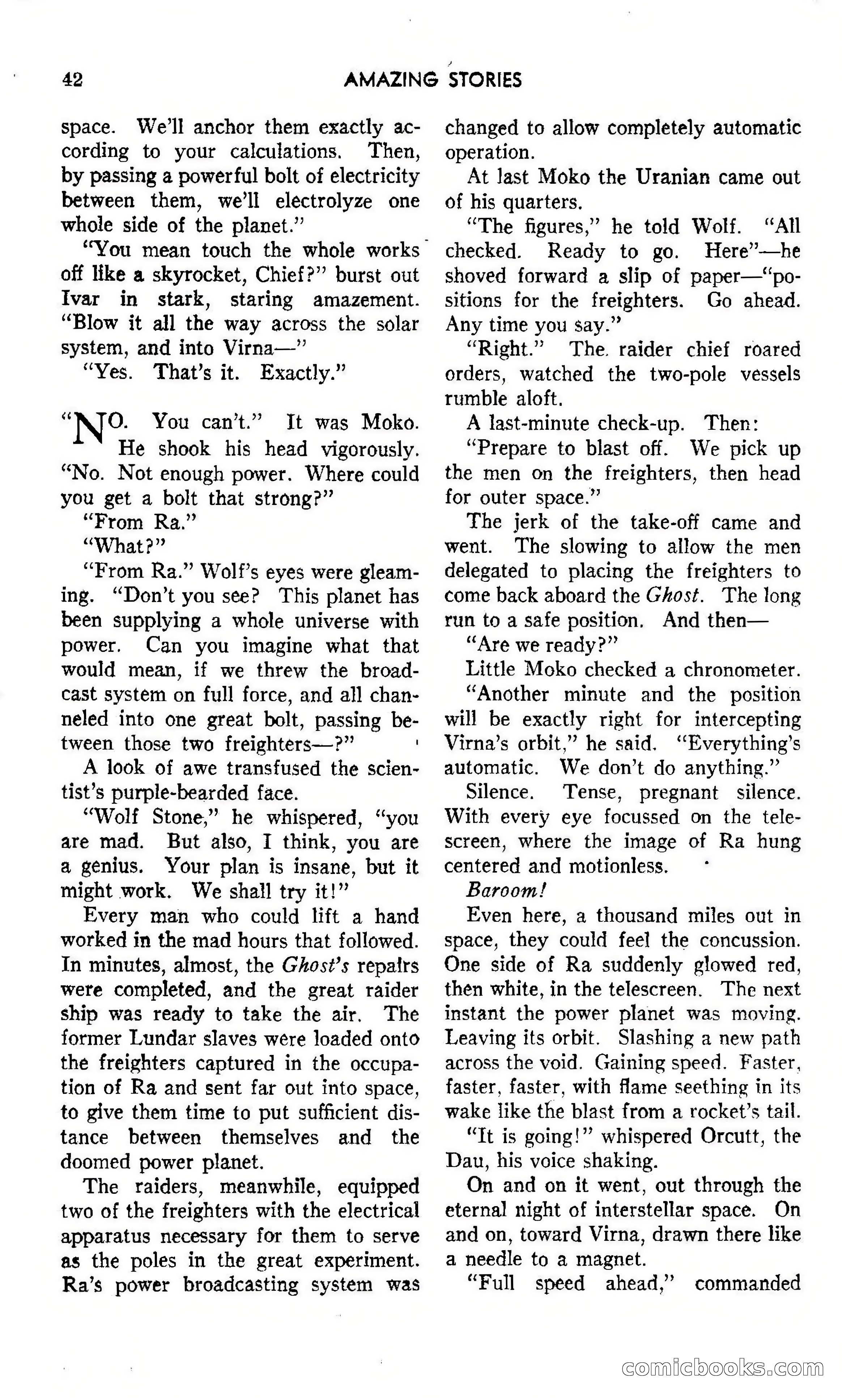 Amazing Stories, October 1942 — page 42 of 244