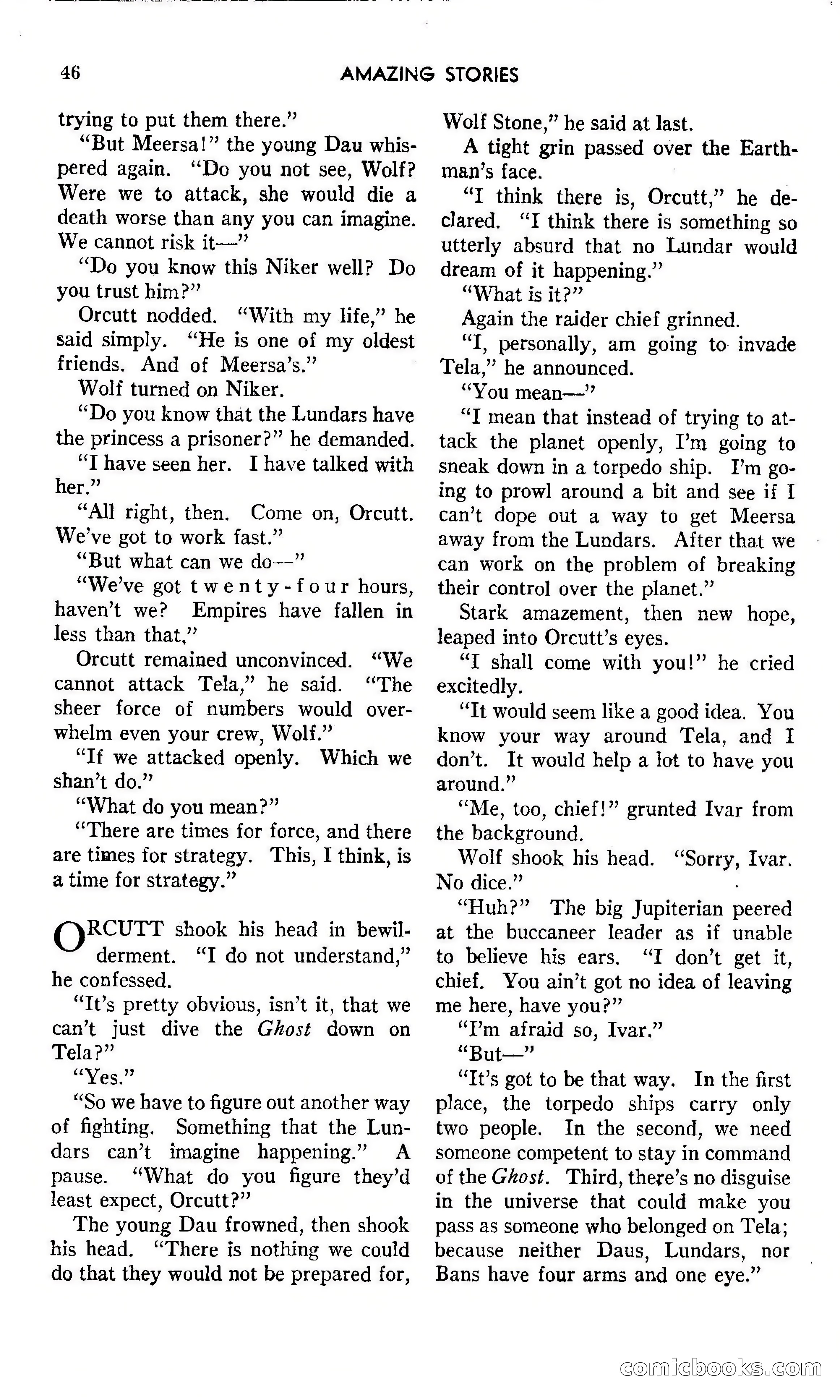 Amazing Stories, October 1942 — page 46 of 244