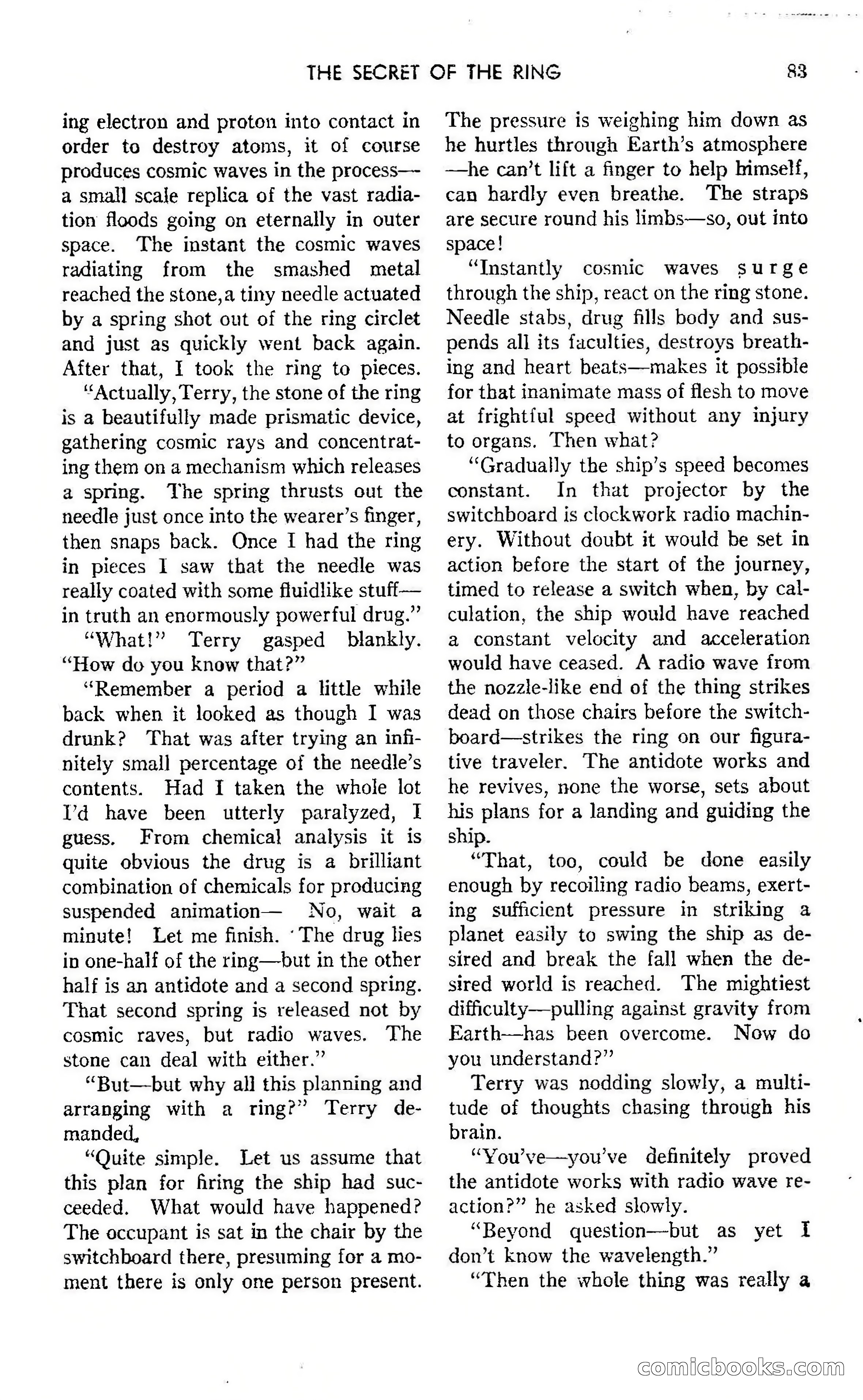 Amazing Stories, October 1942 — page 83 of 244
