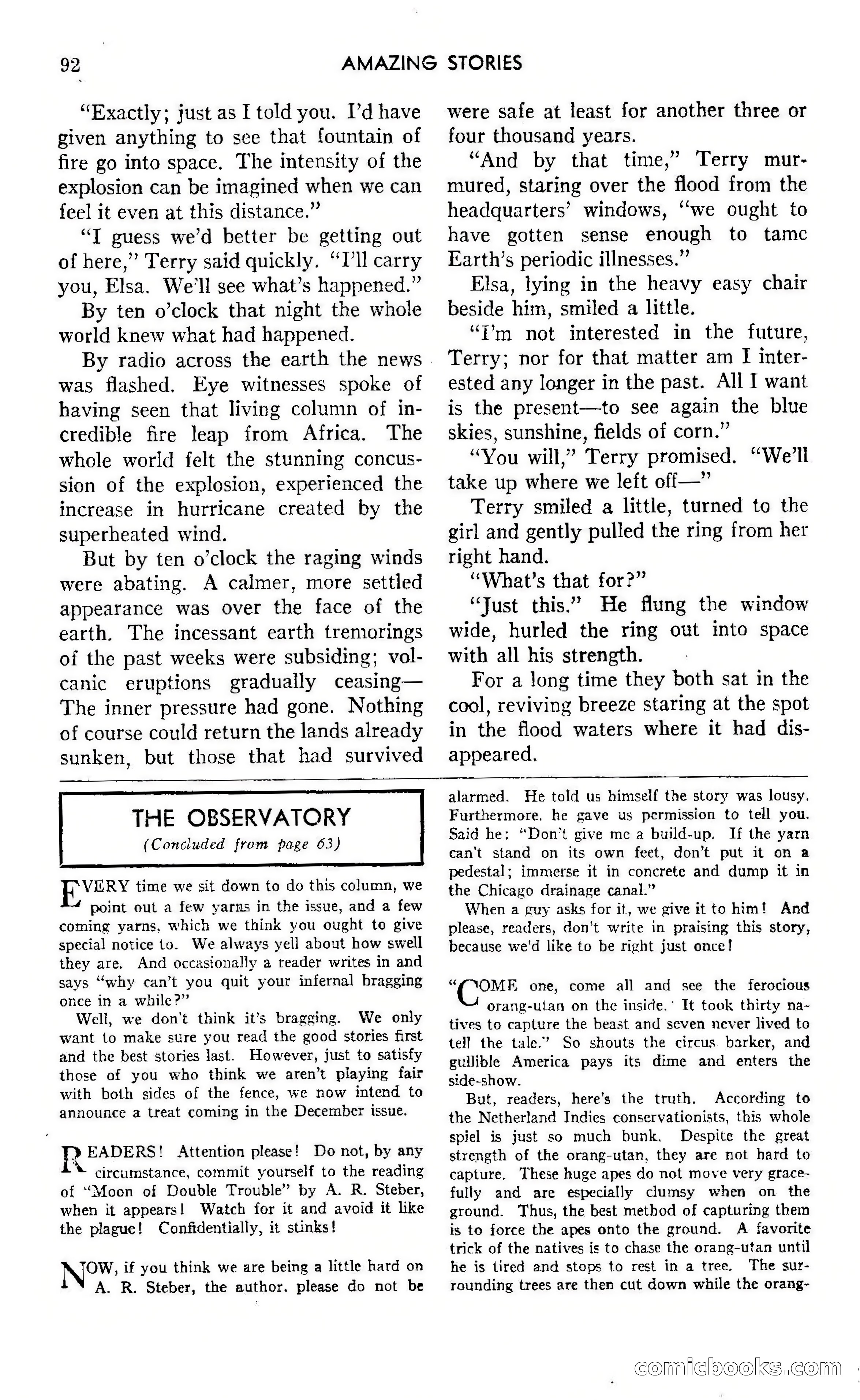 Amazing Stories, October 1942 — page 92 of 244