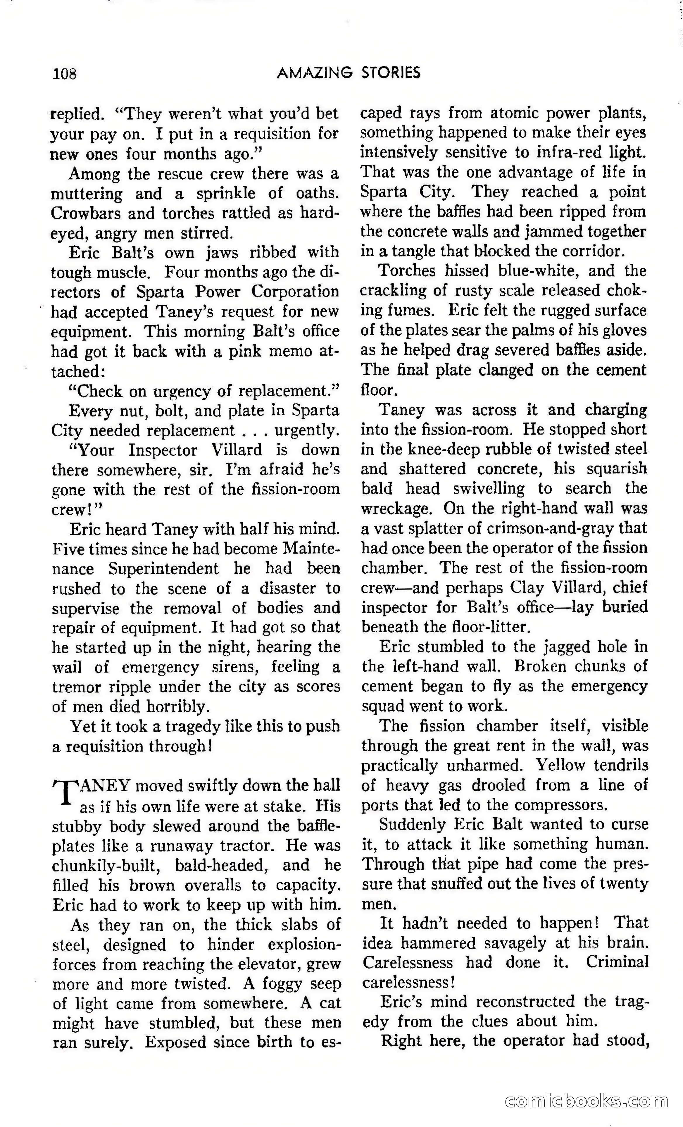 Amazing Stories, October 1942 — page 108 of 244