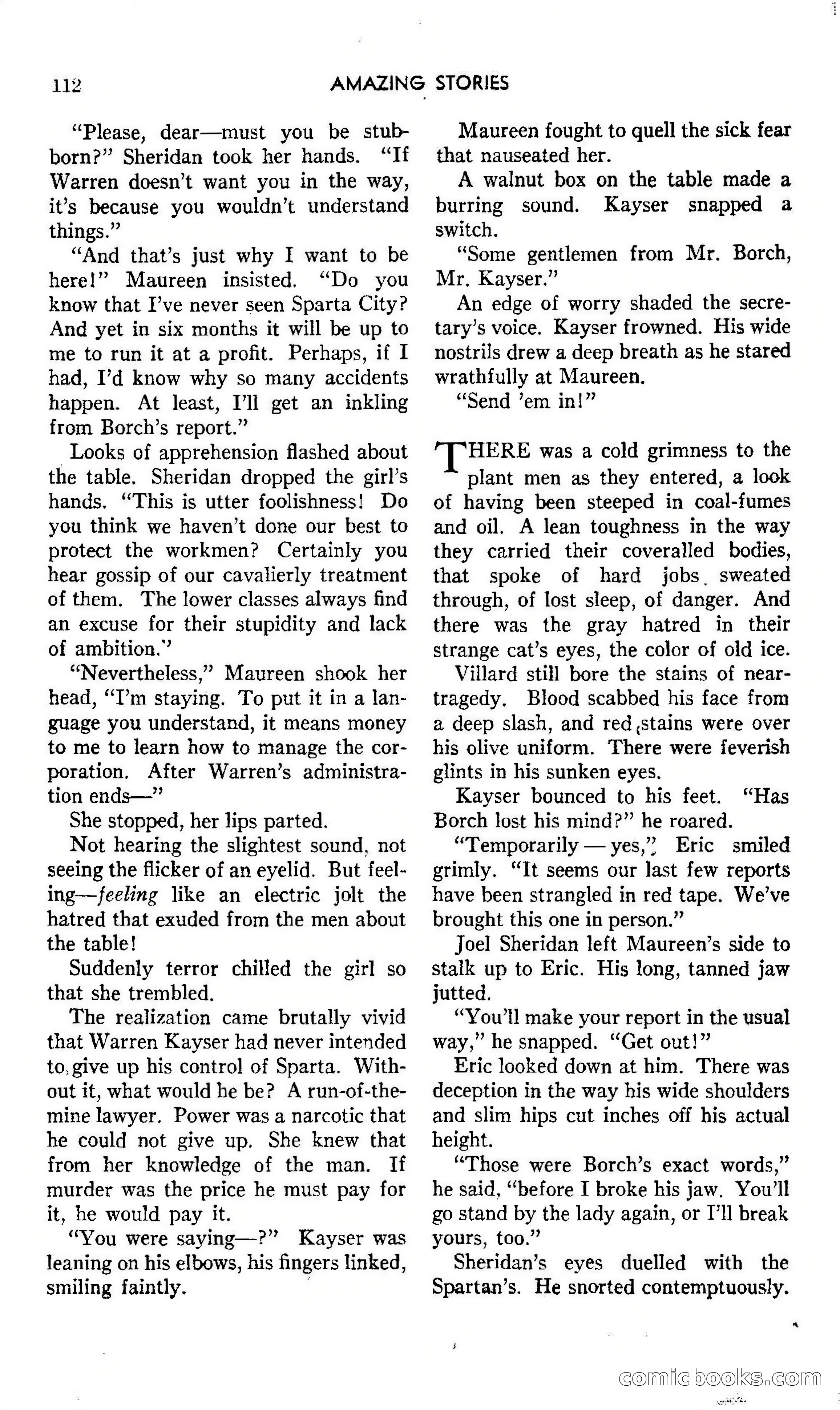 Amazing Stories, October 1942 — page 112 of 244