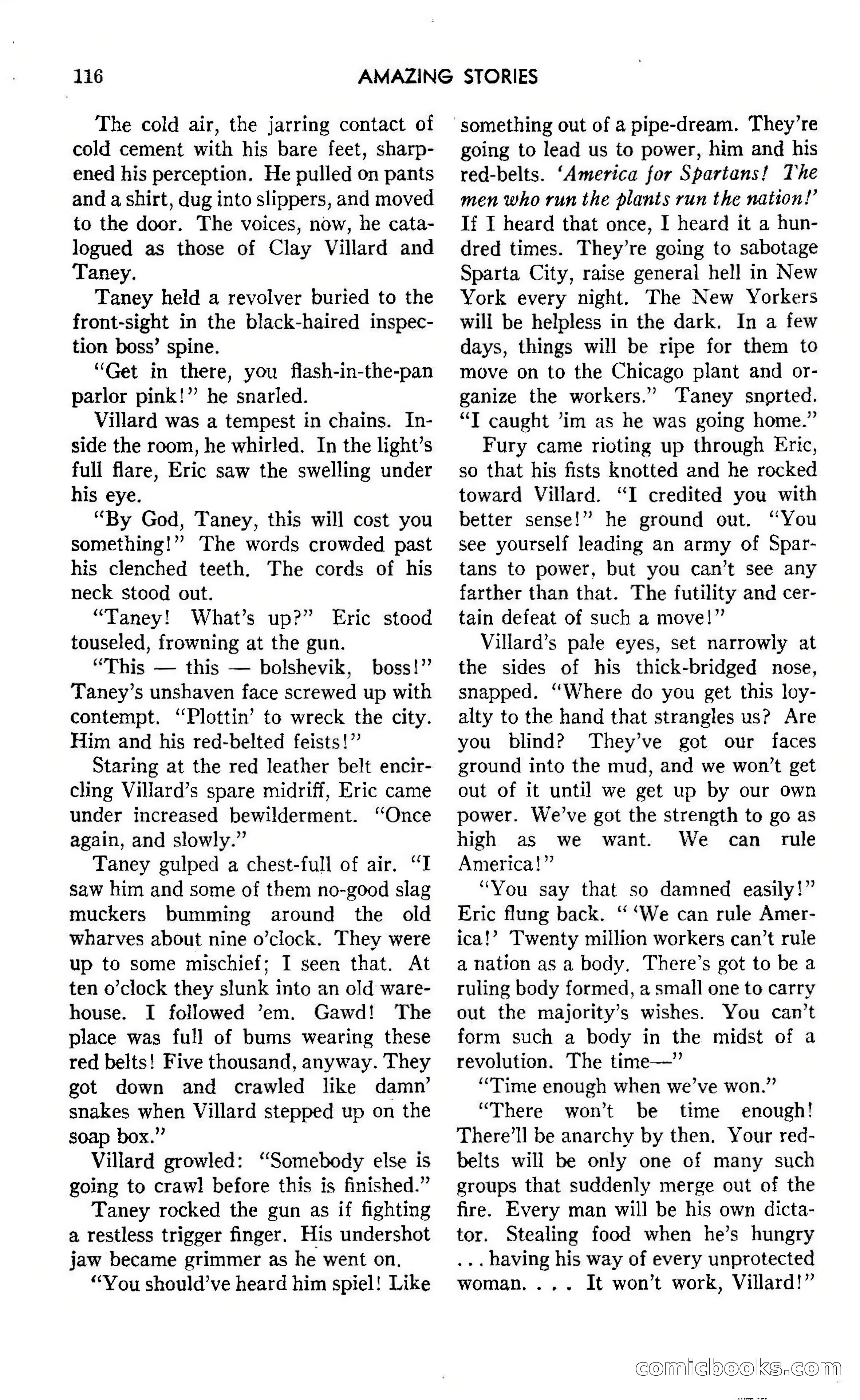 Amazing Stories, October 1942 — page 116 of 244