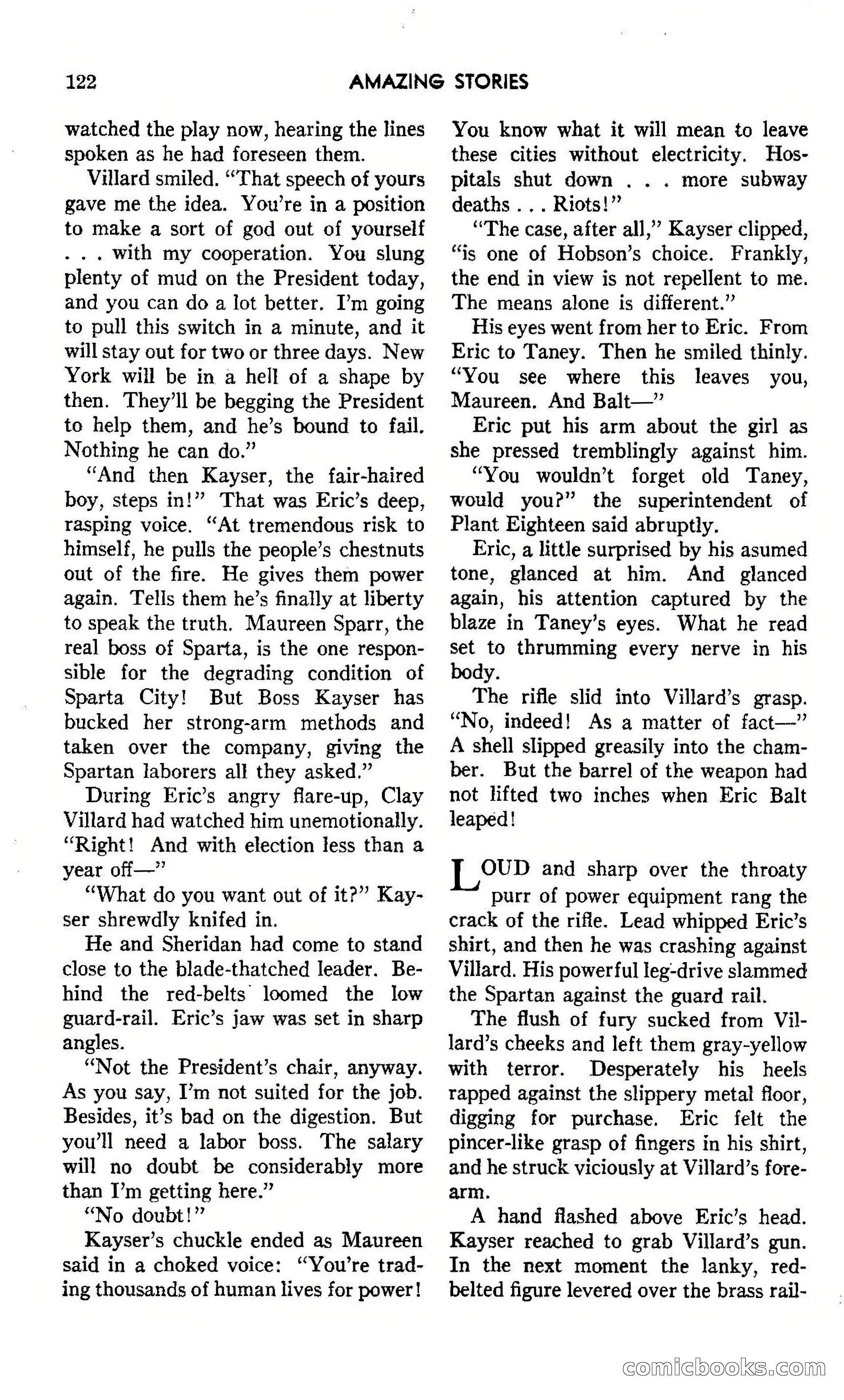 Amazing Stories, October 1942 — page 122 of 244