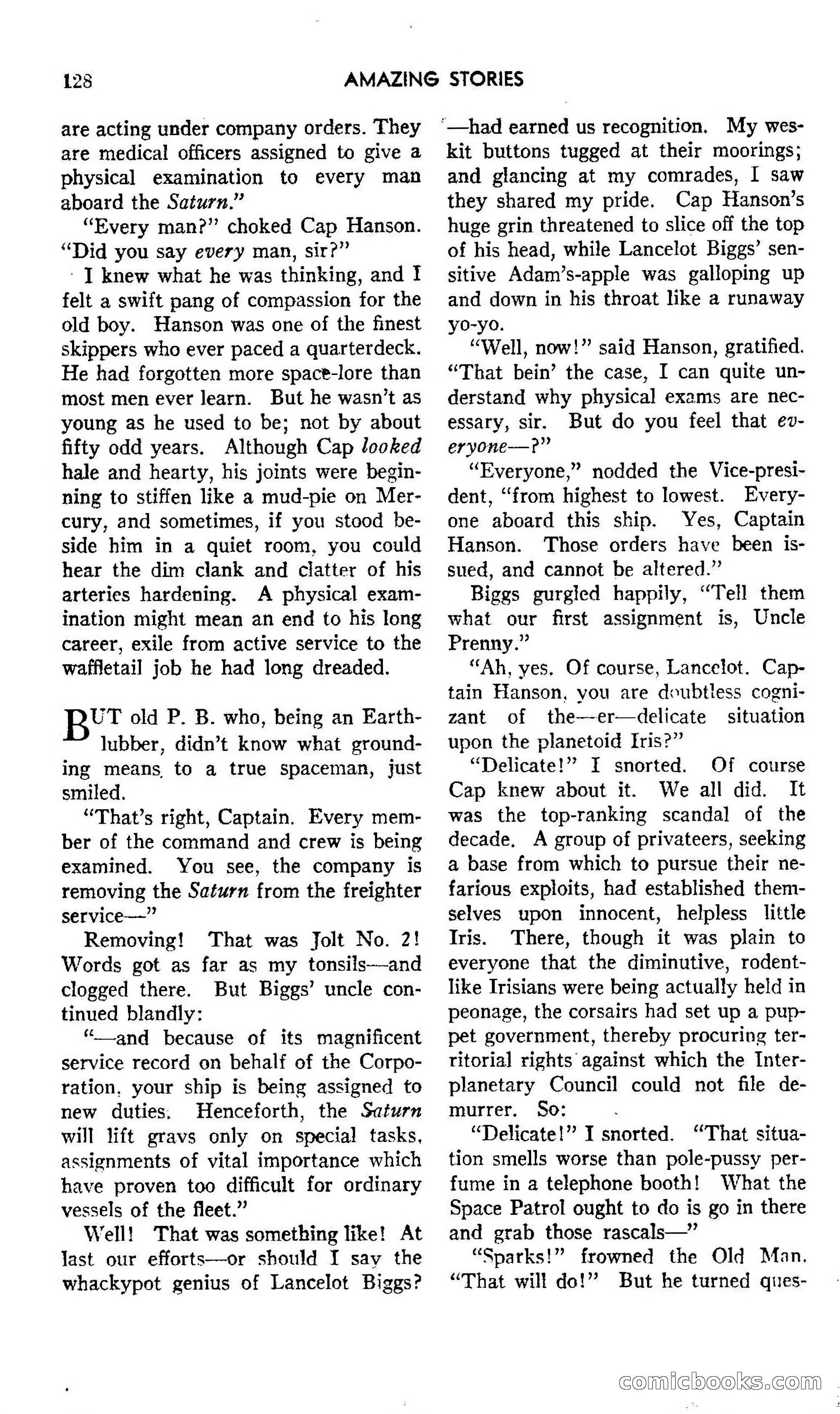 Amazing Stories, October 1942 — page 128 of 244