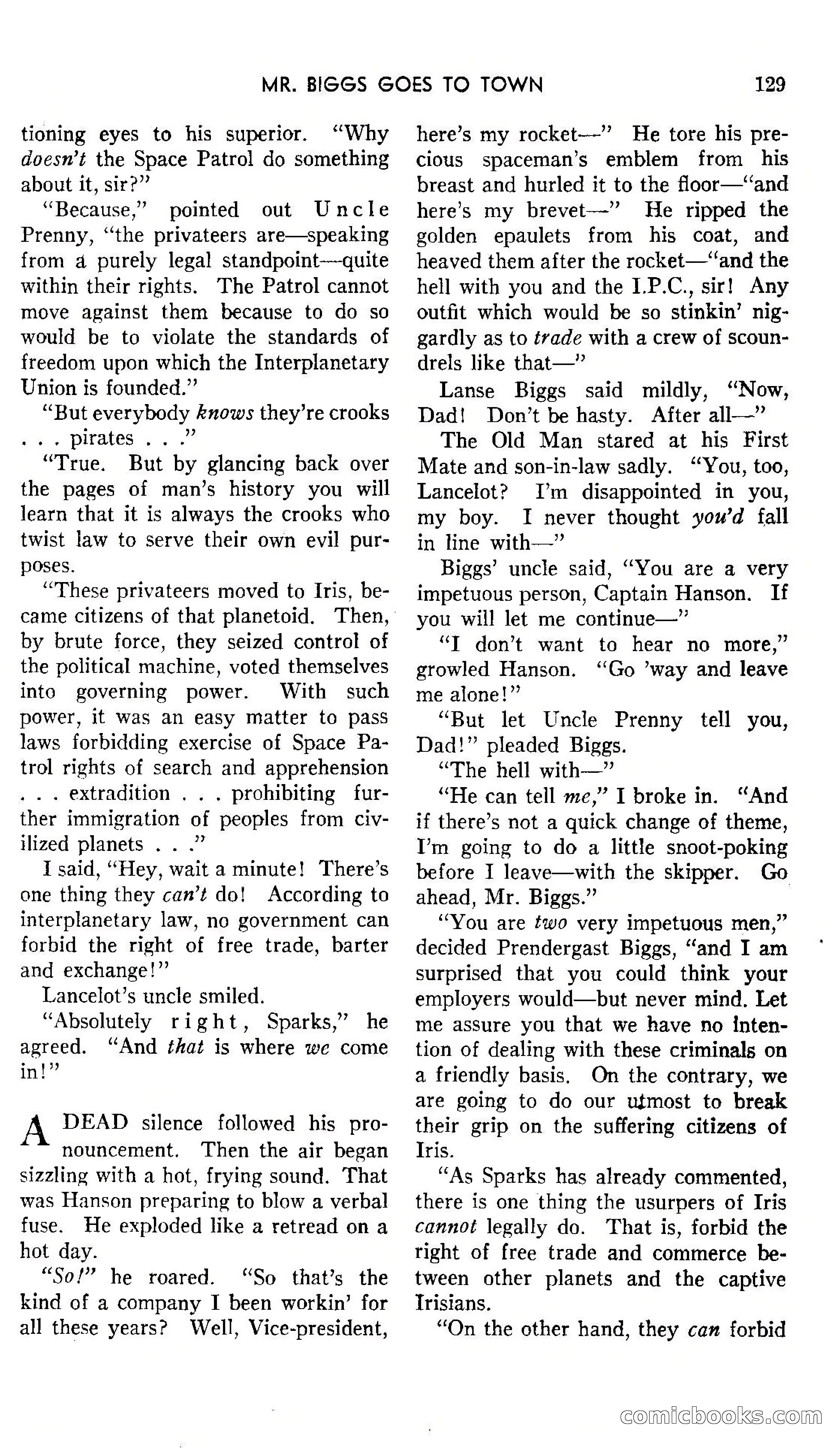 Amazing Stories, October 1942 — page 129 of 244