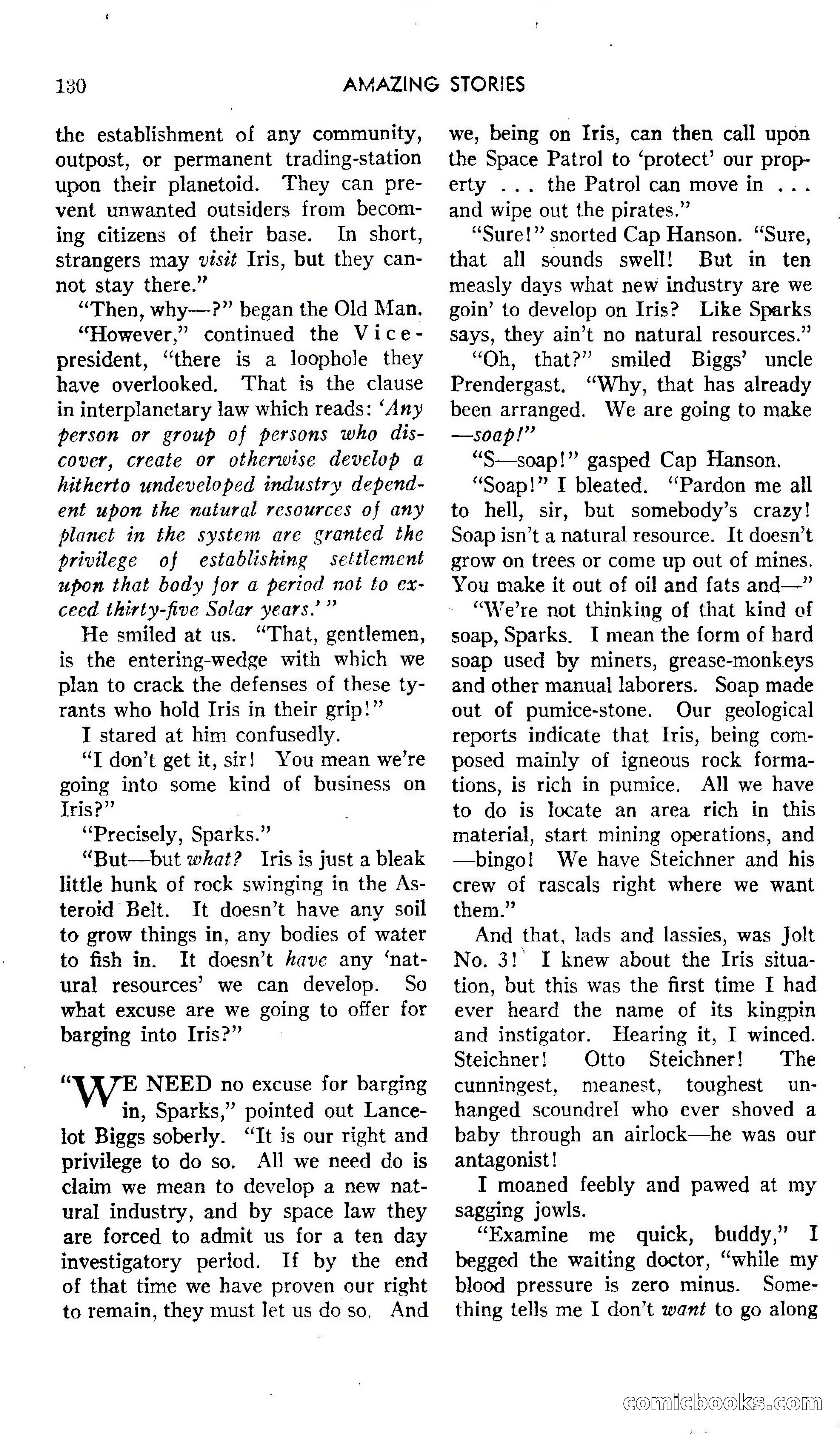 Amazing Stories, October 1942 — page 130 of 244