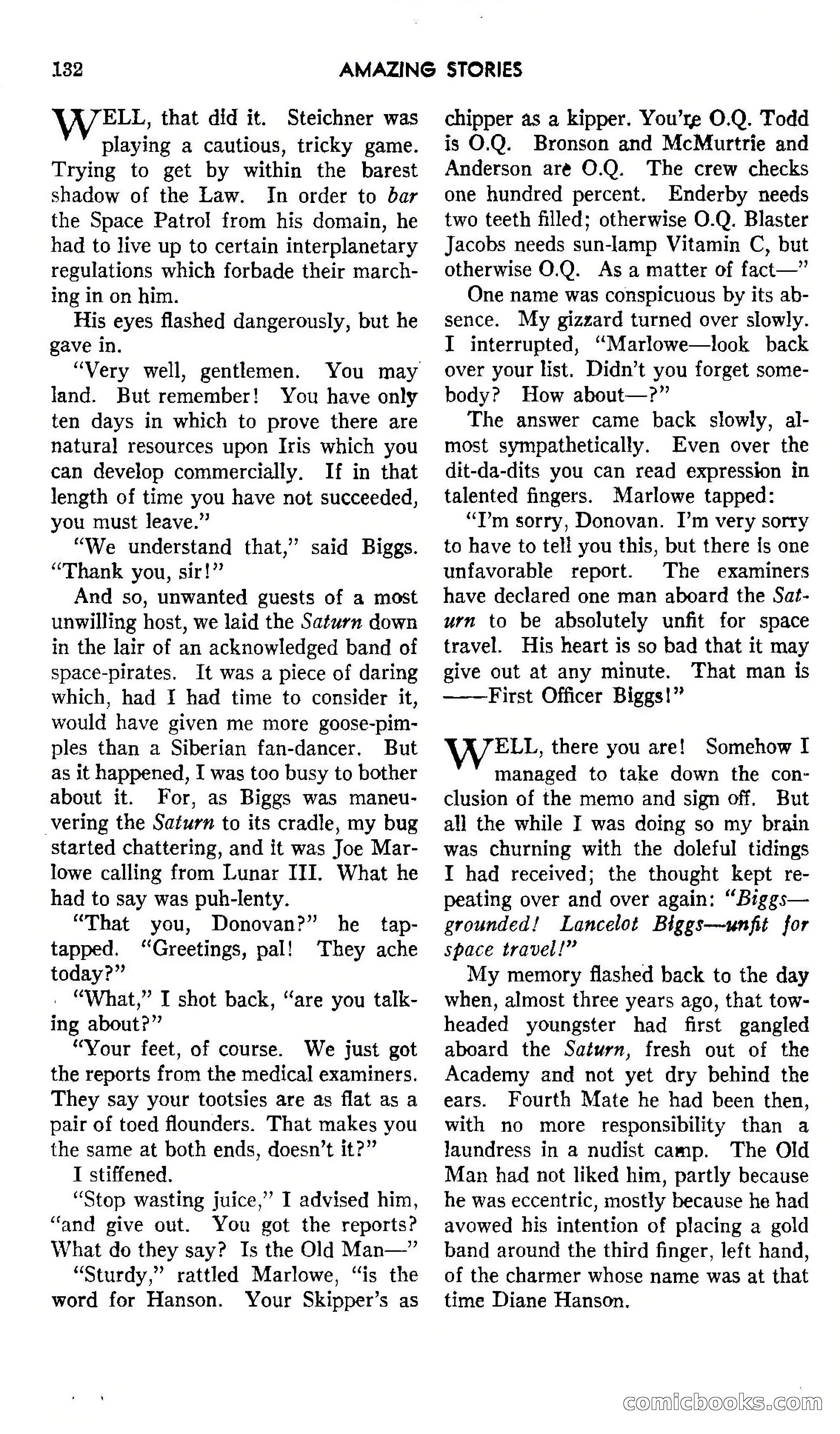 Amazing Stories, October 1942 — page 132 of 244