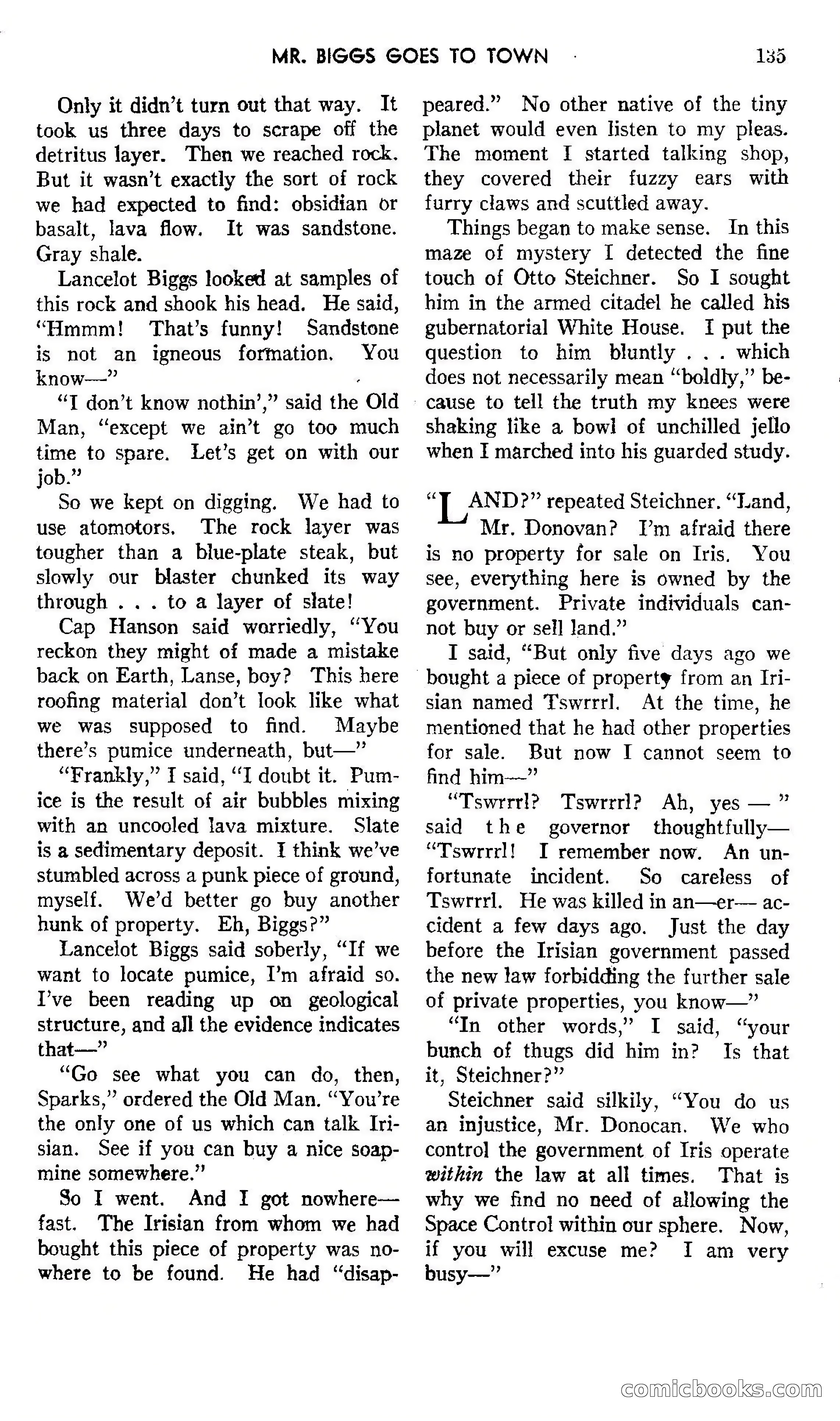 Amazing Stories, October 1942 — page 135 of 244