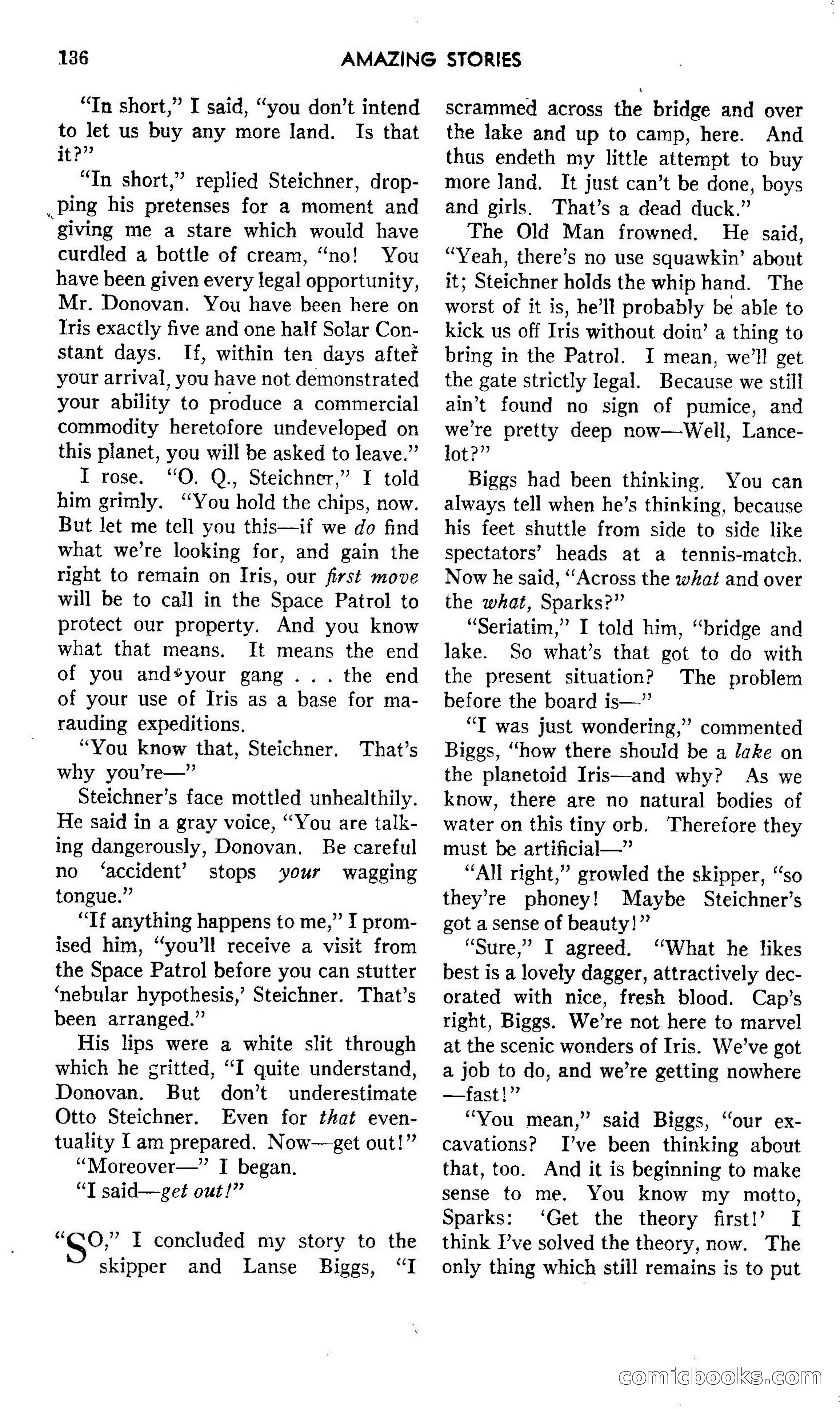 Amazing Stories, October 1942 — page 136 of 244