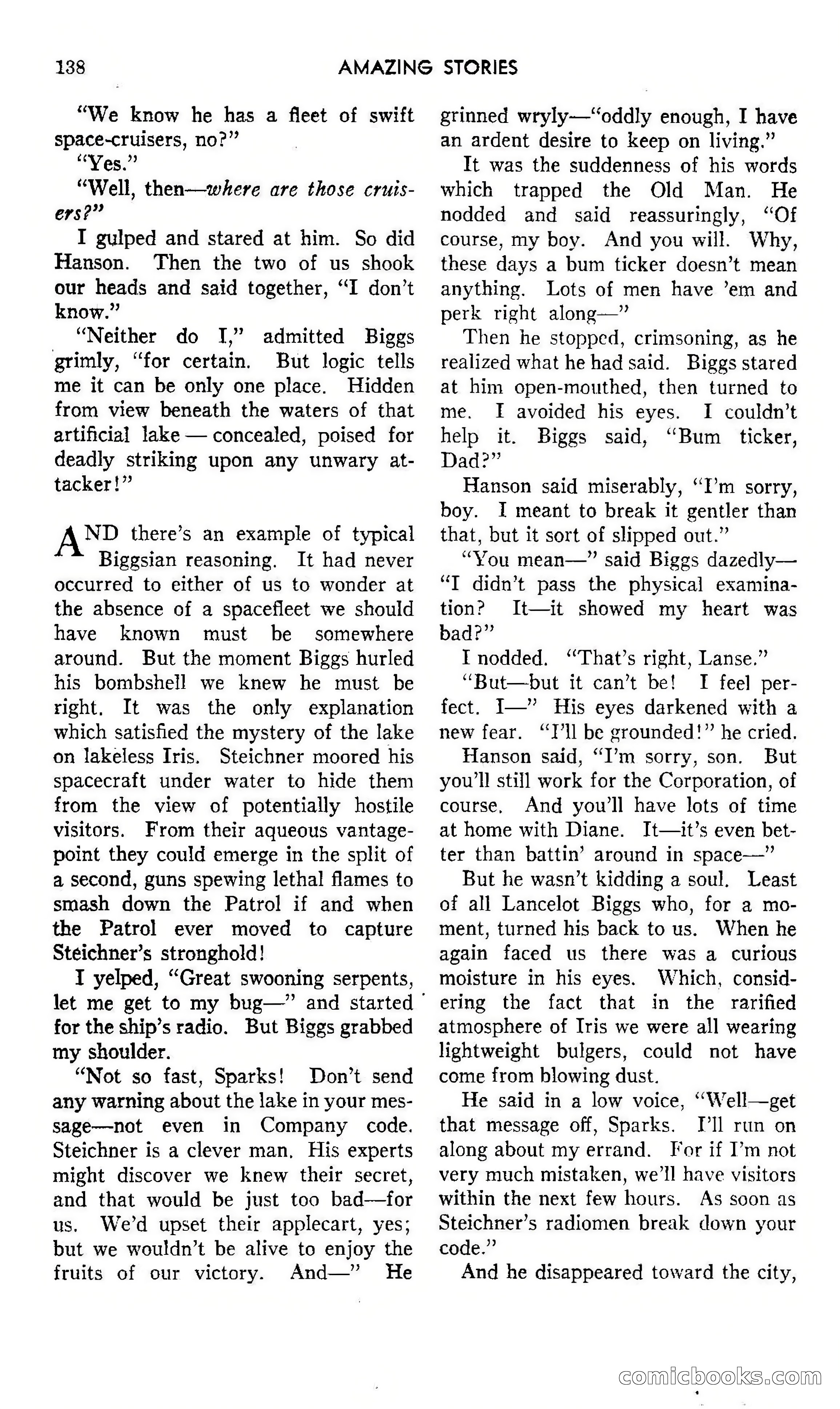 Amazing Stories, October 1942 — page 138 of 244