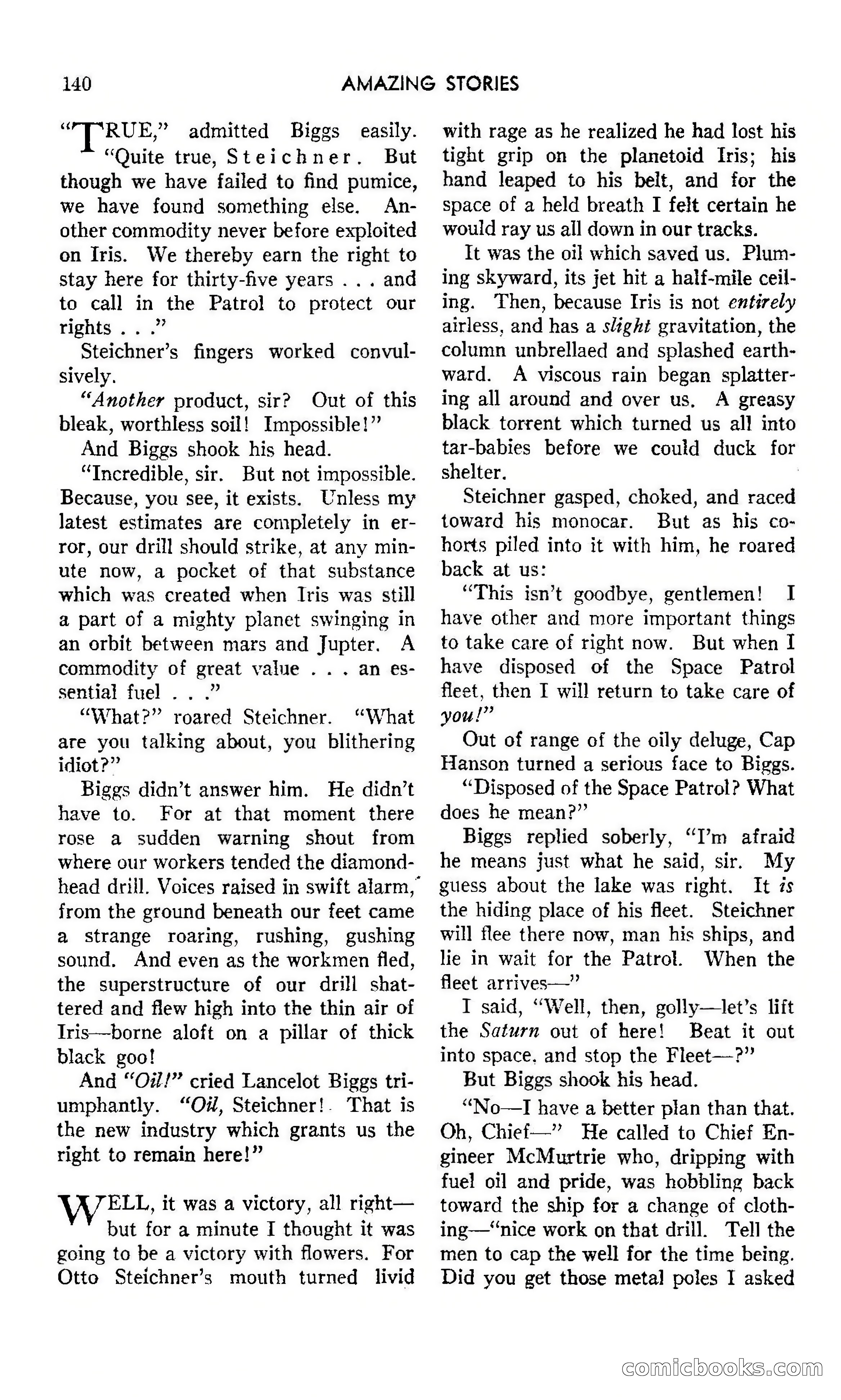 Amazing Stories, October 1942 — page 140 of 244