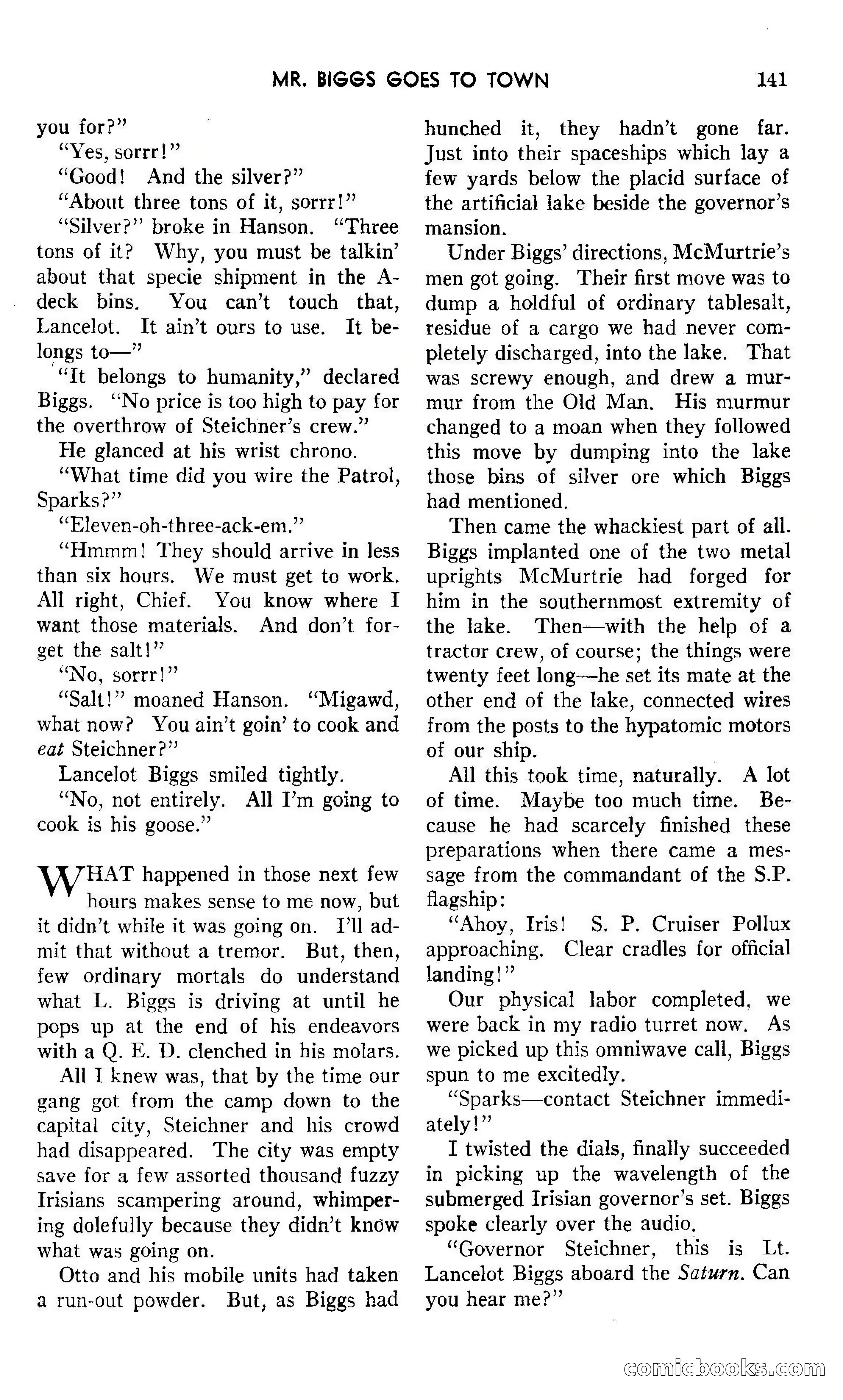 Amazing Stories, October 1942 — page 141 of 244