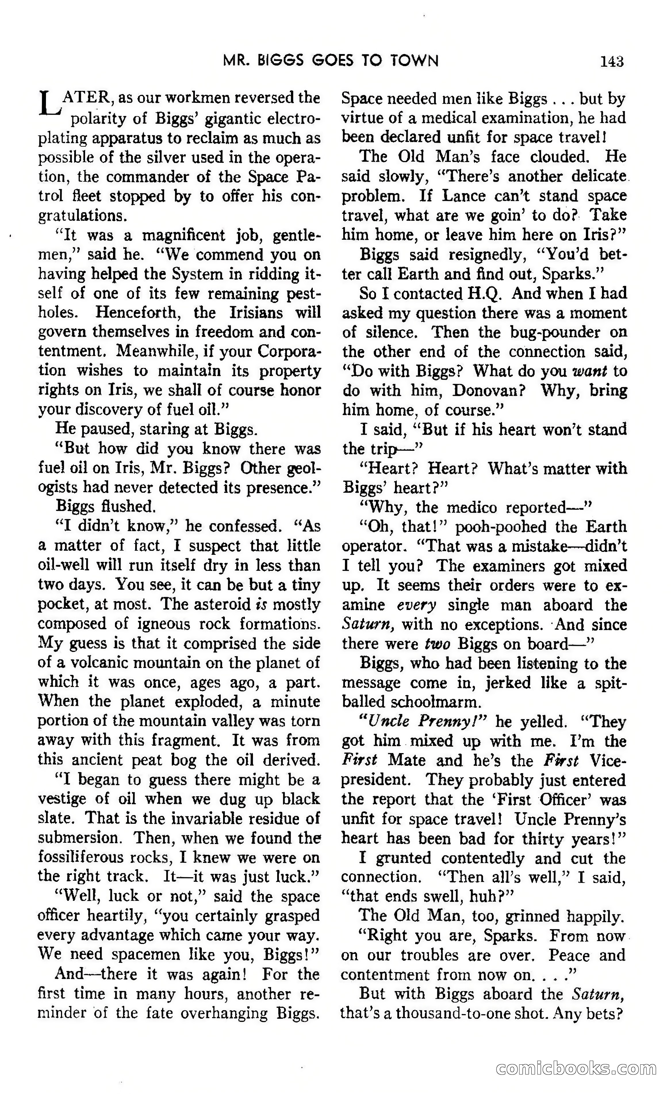 Amazing Stories, October 1942 — page 143 of 244