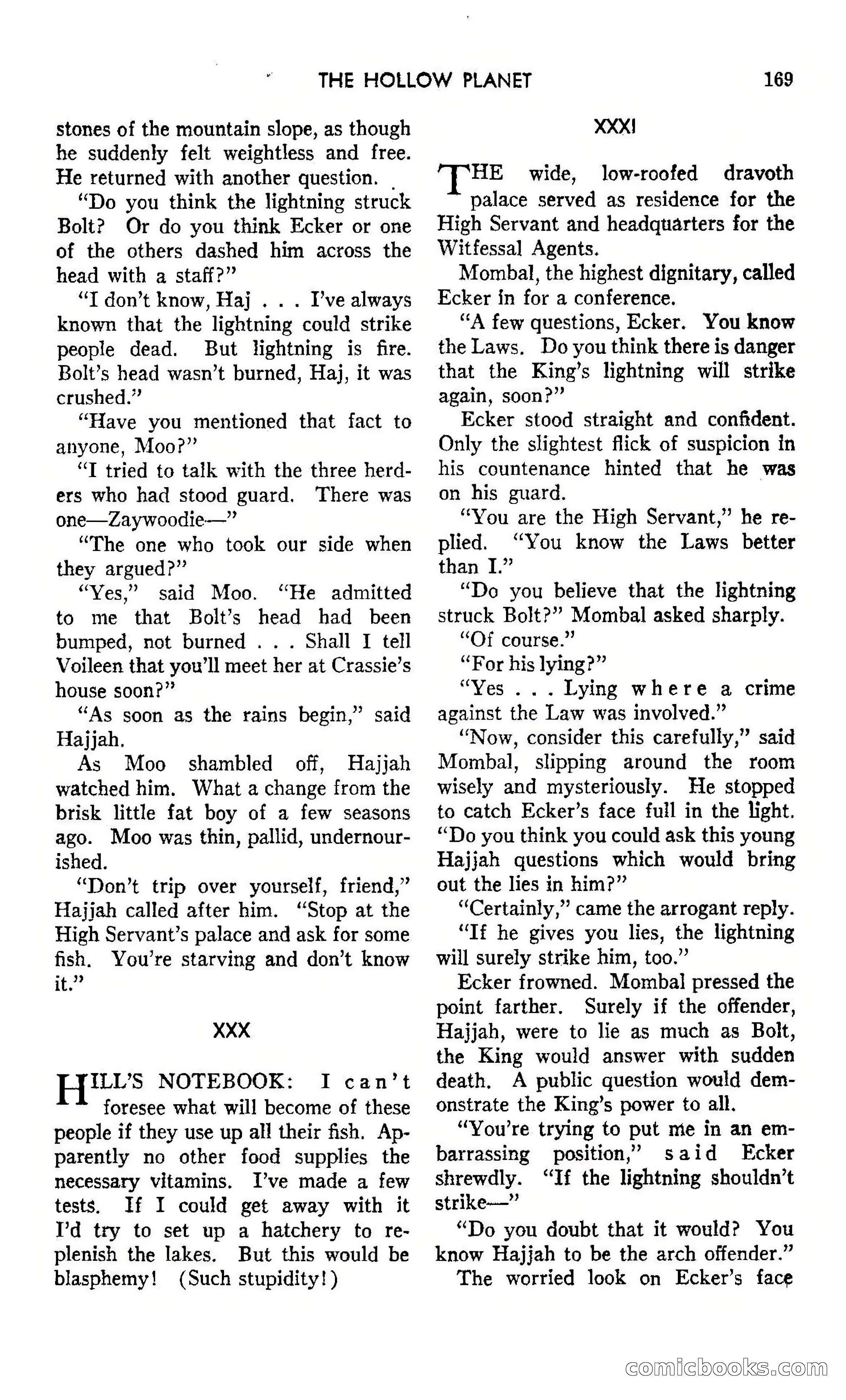Amazing Stories, October 1942 — page 169 of 244