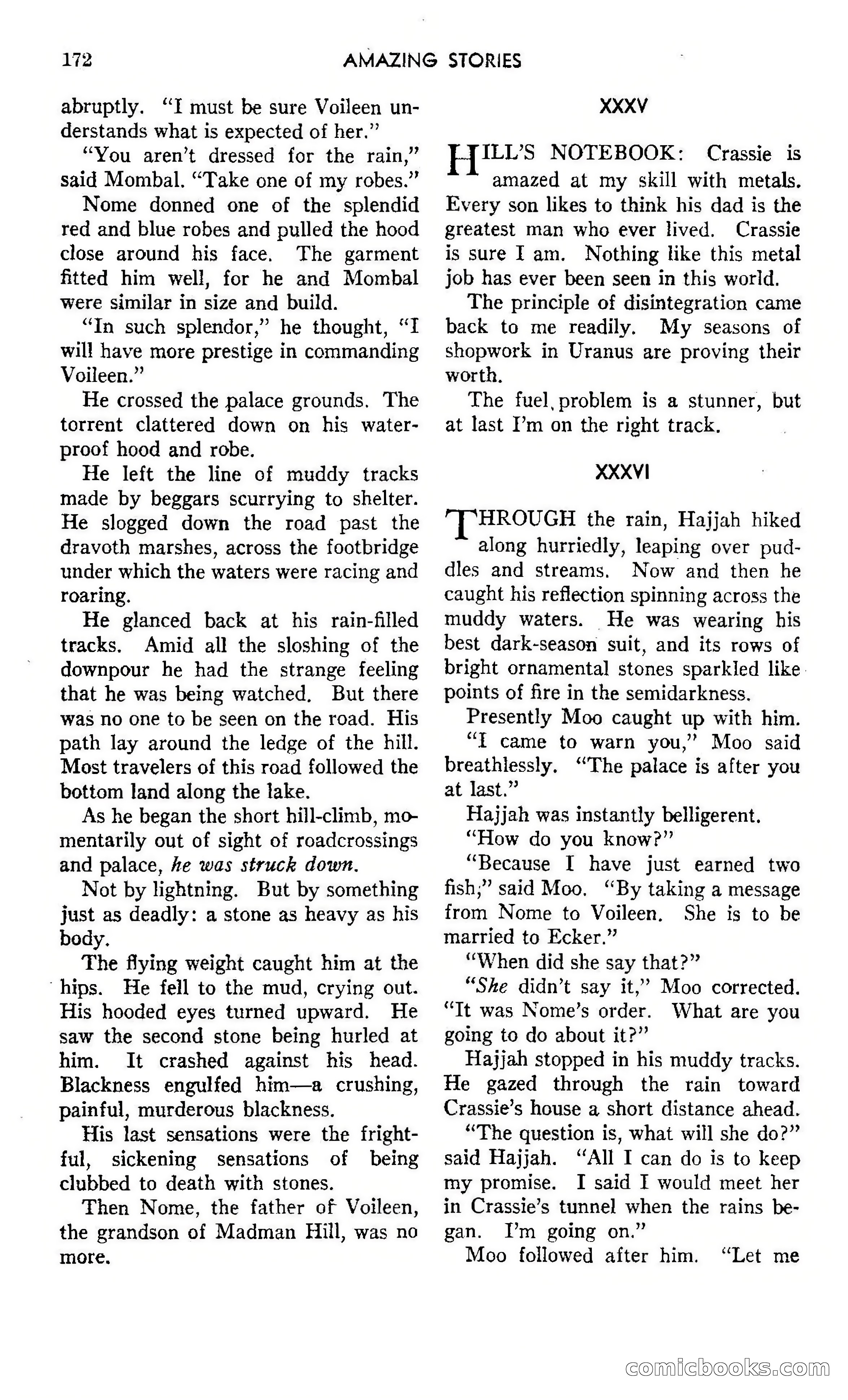 Amazing Stories, October 1942 — page 172 of 244