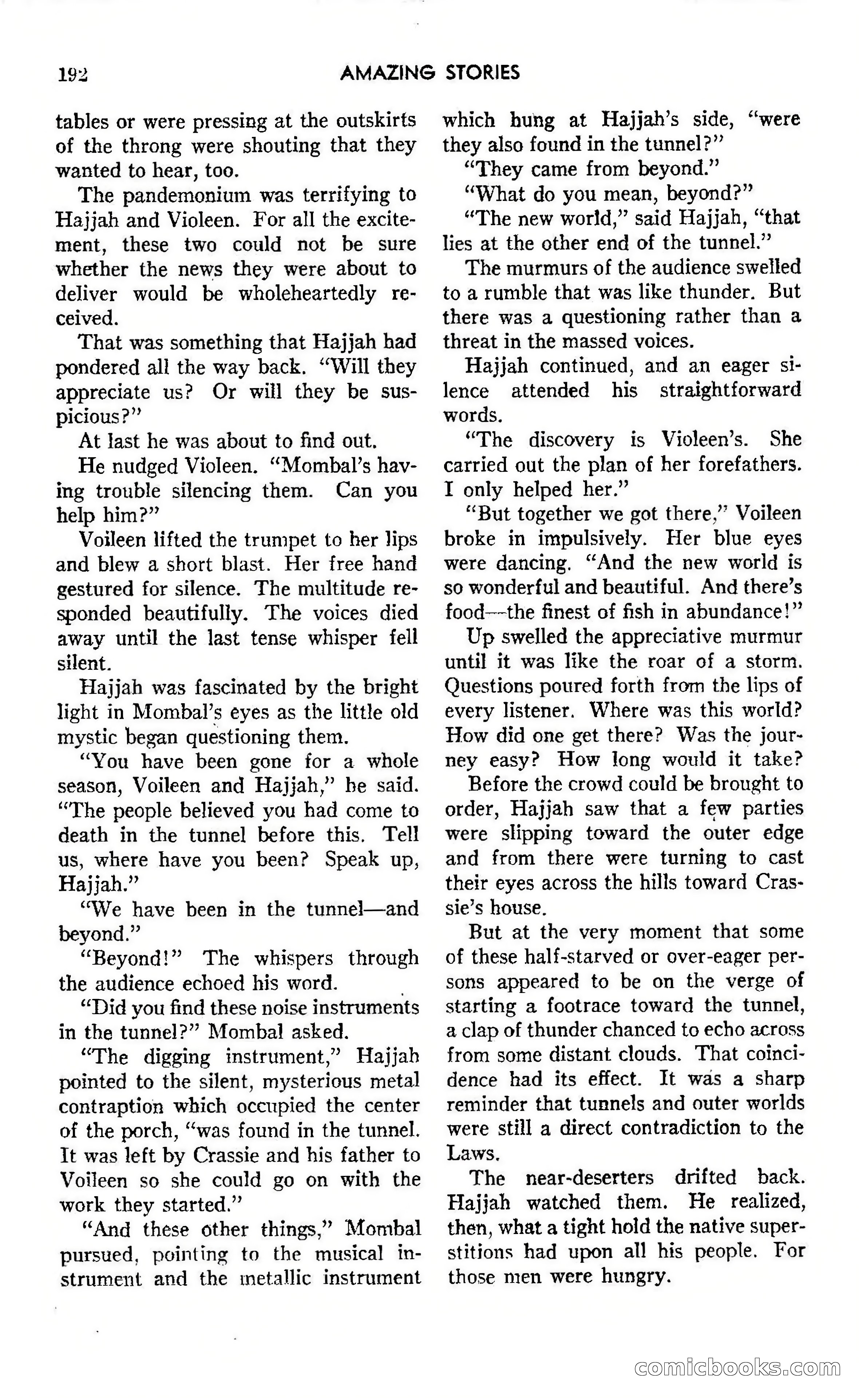 Amazing Stories, October 1942 — page 192 of 244