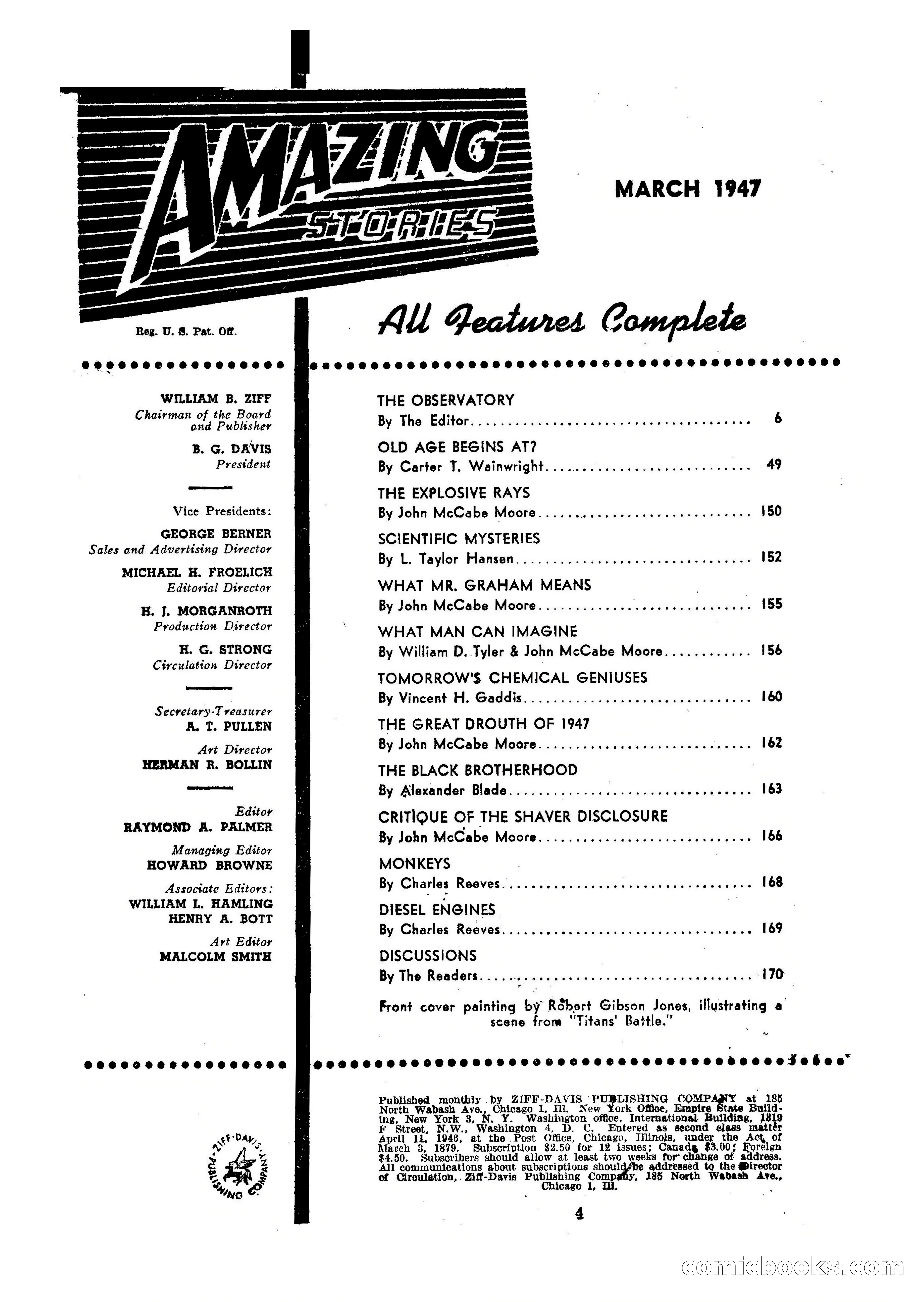 Amazing Stories, March 1947 — page 4 of 180