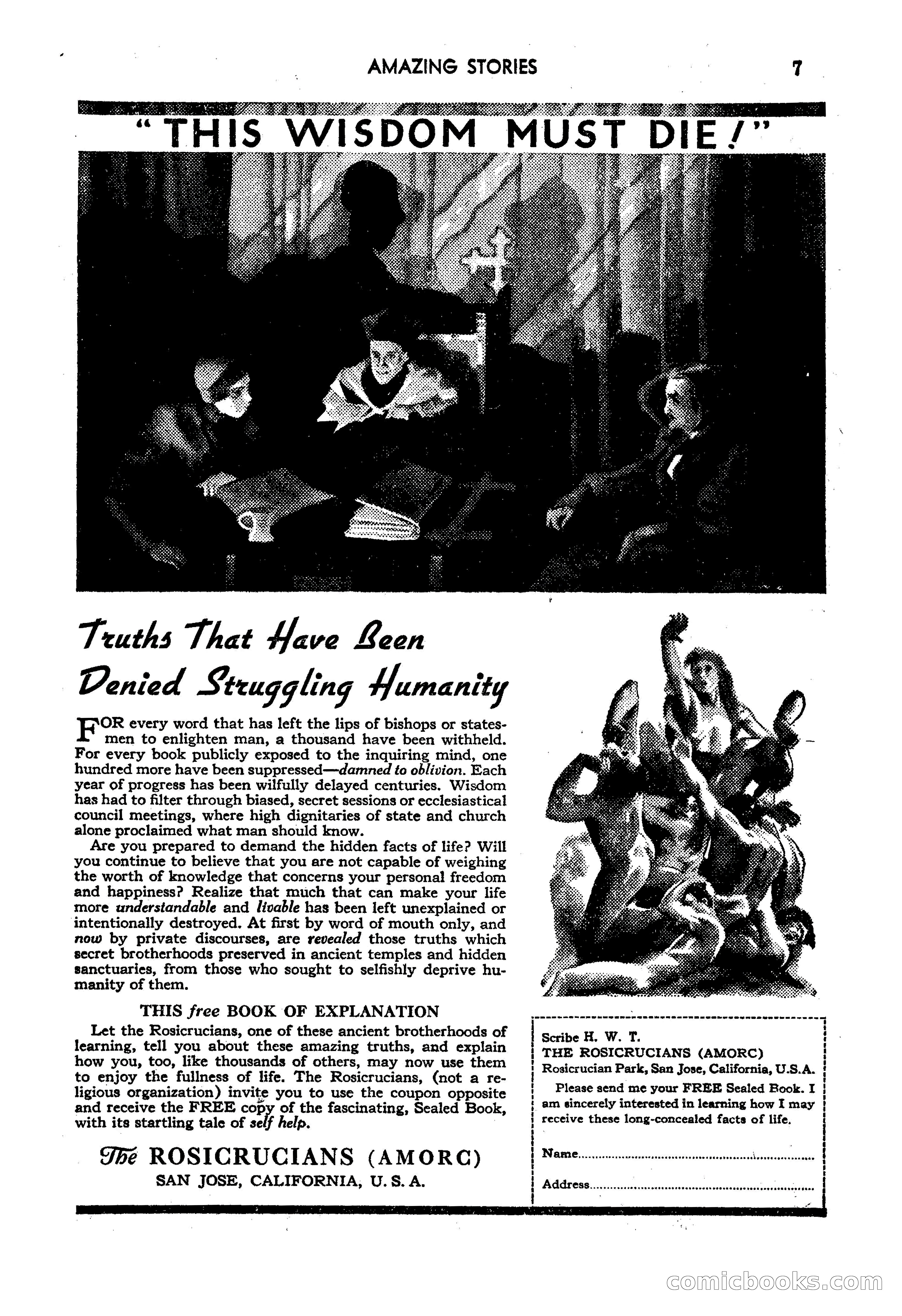 Amazing Stories, March 1947 — page 7 of 180