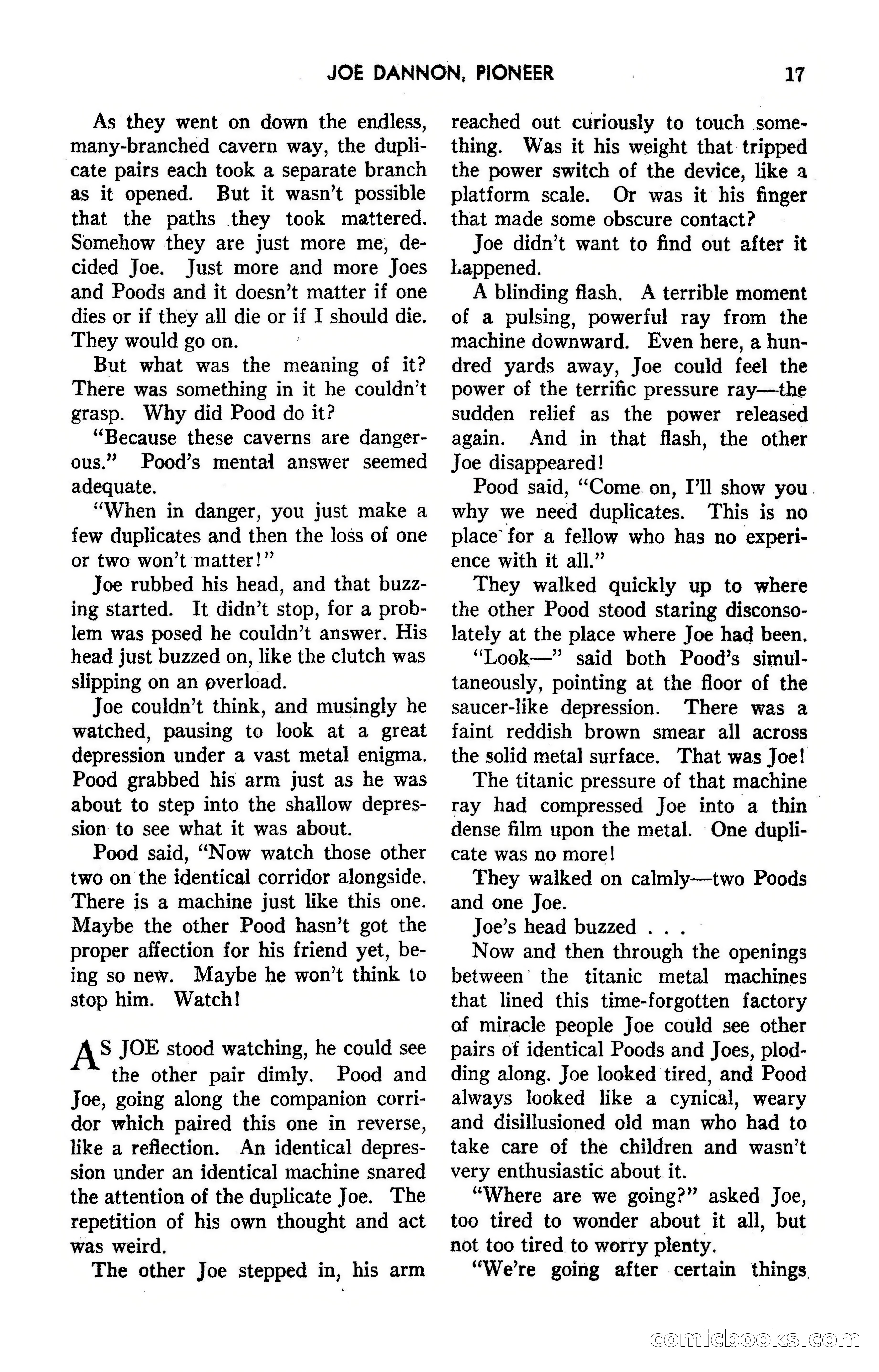 Amazing Stories, March 1947 — page 17 of 180
