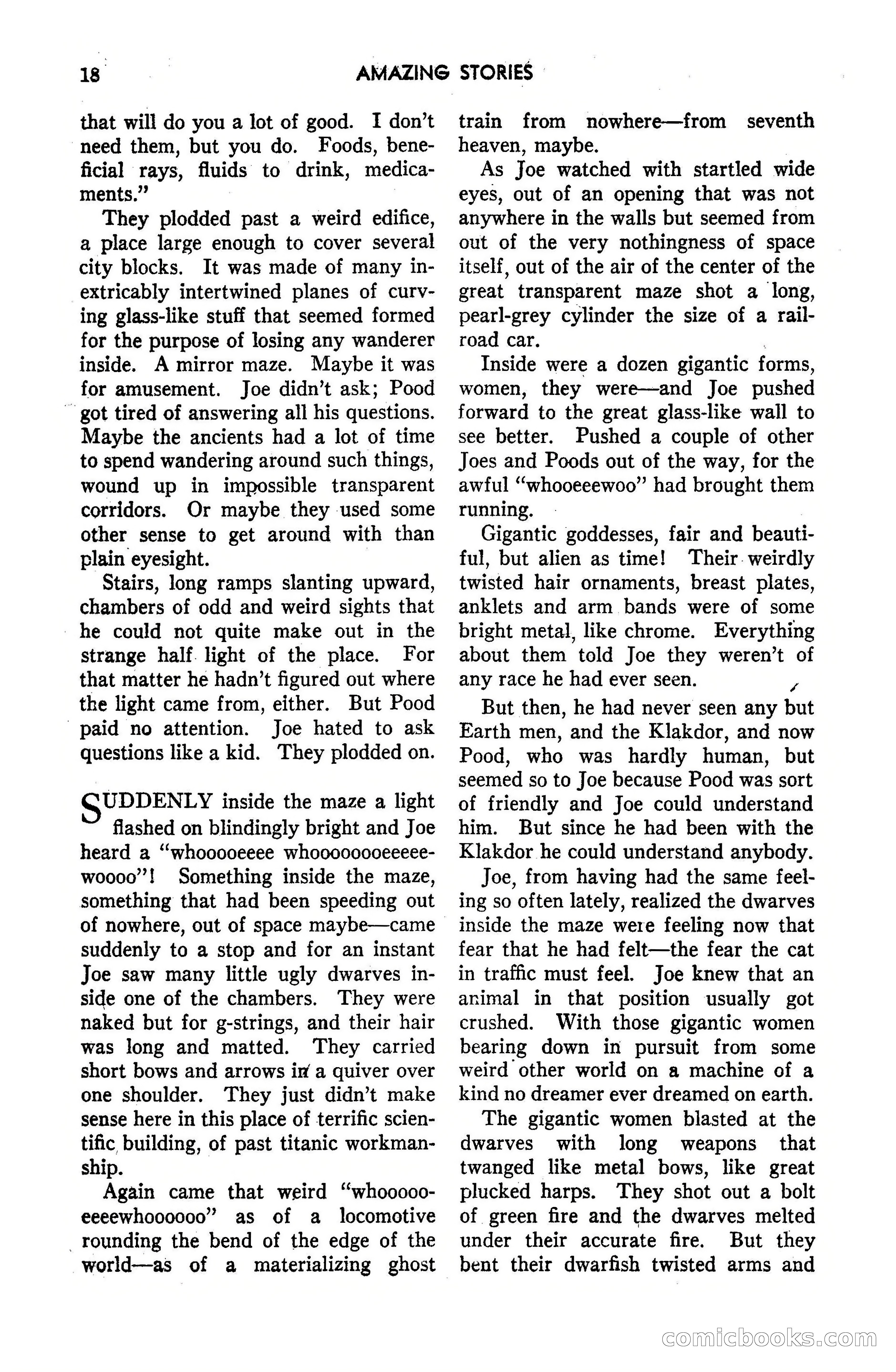 Amazing Stories, March 1947 — page 18 of 180