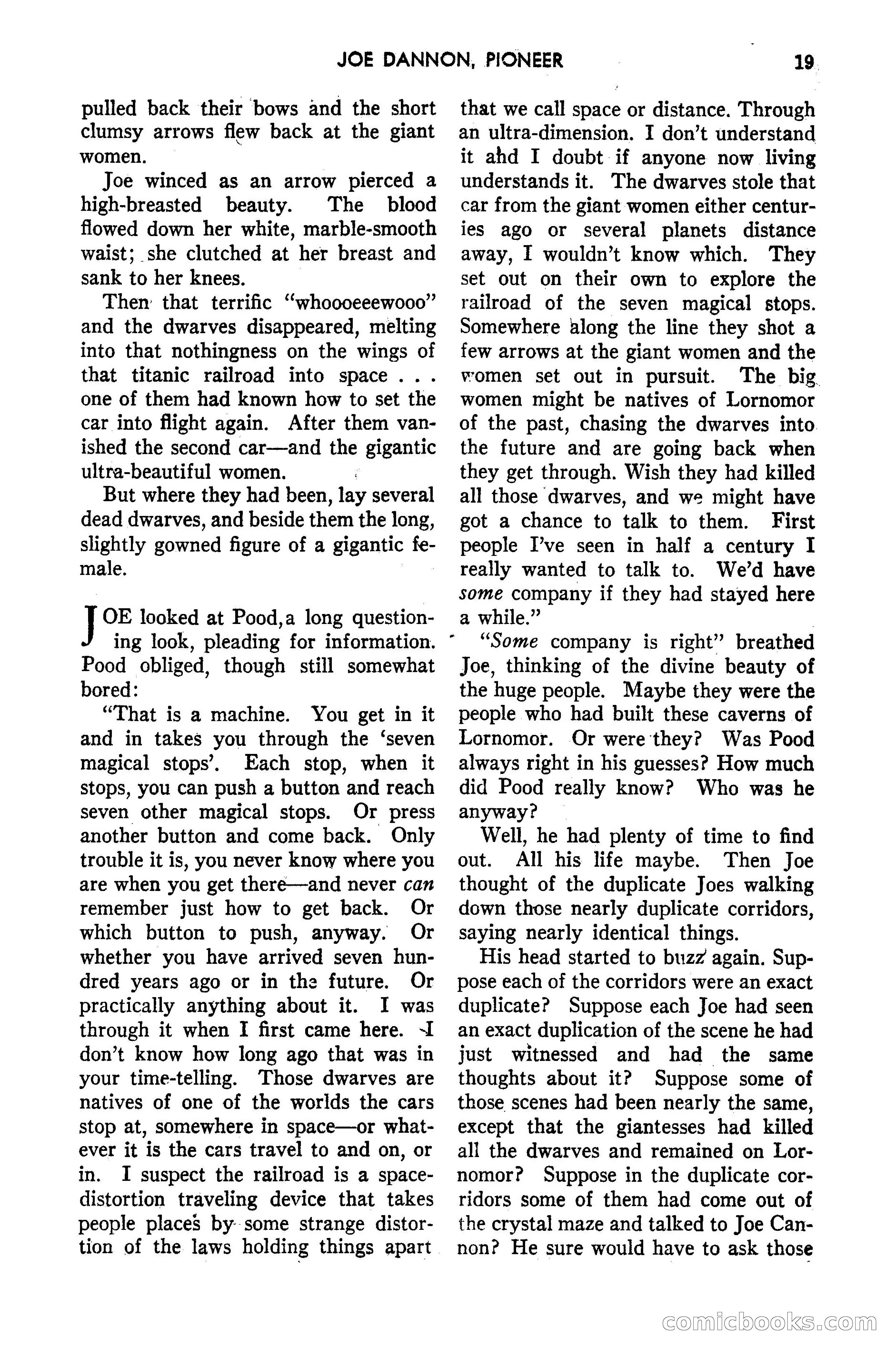 Amazing Stories, March 1947 — page 19 of 180