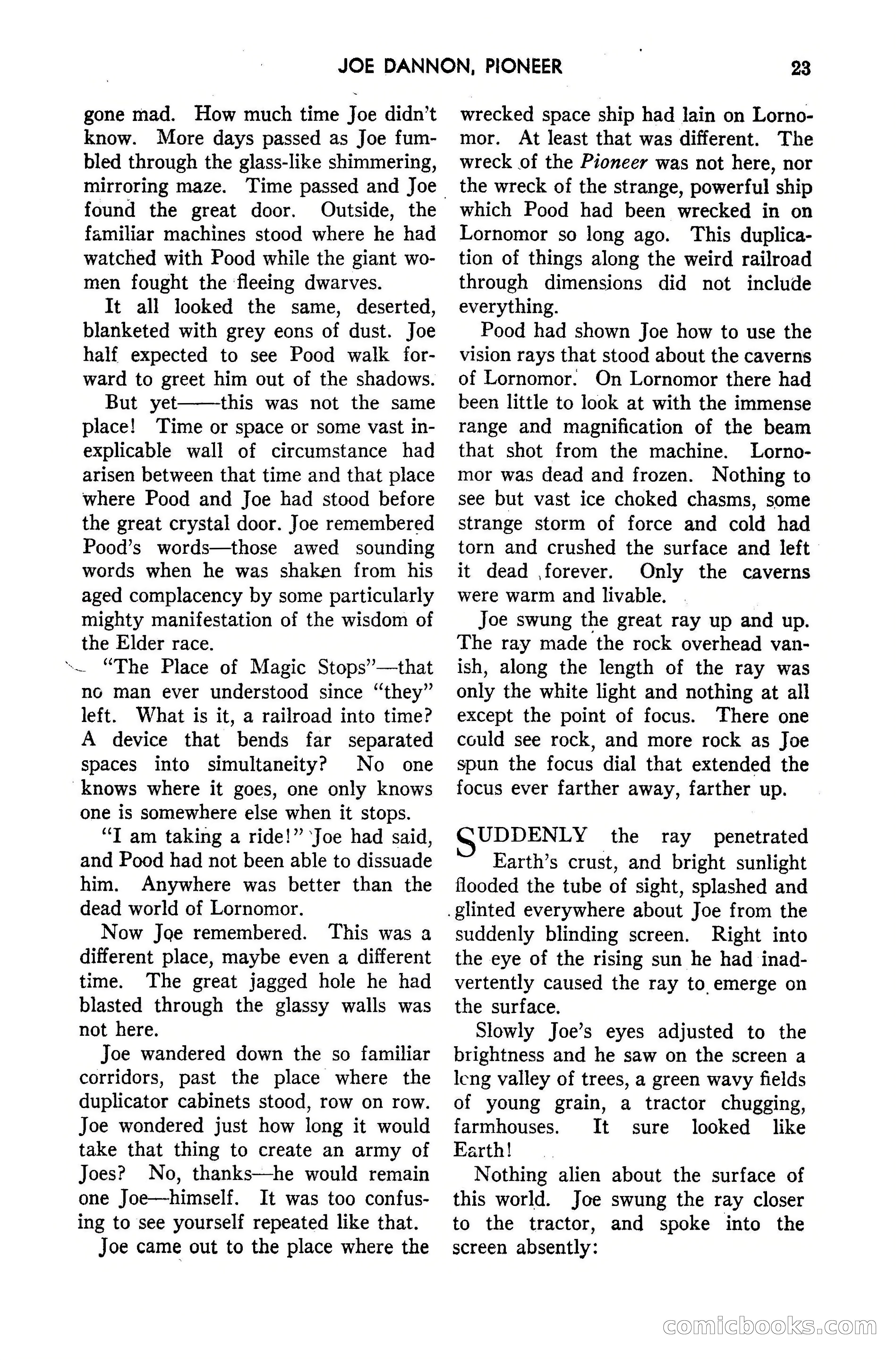 Amazing Stories, March 1947 — page 23 of 180