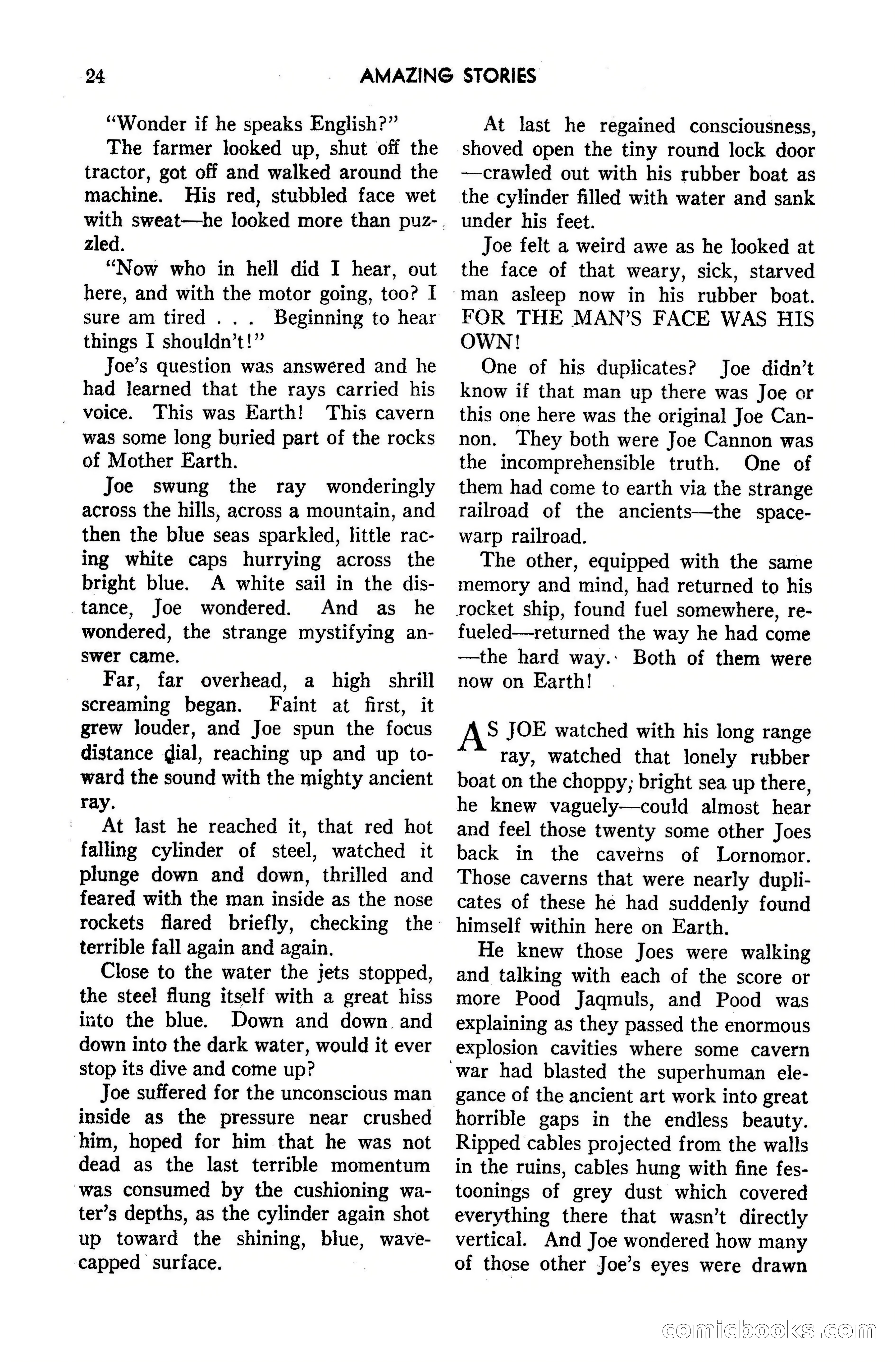 Amazing Stories, March 1947 — page 24 of 180