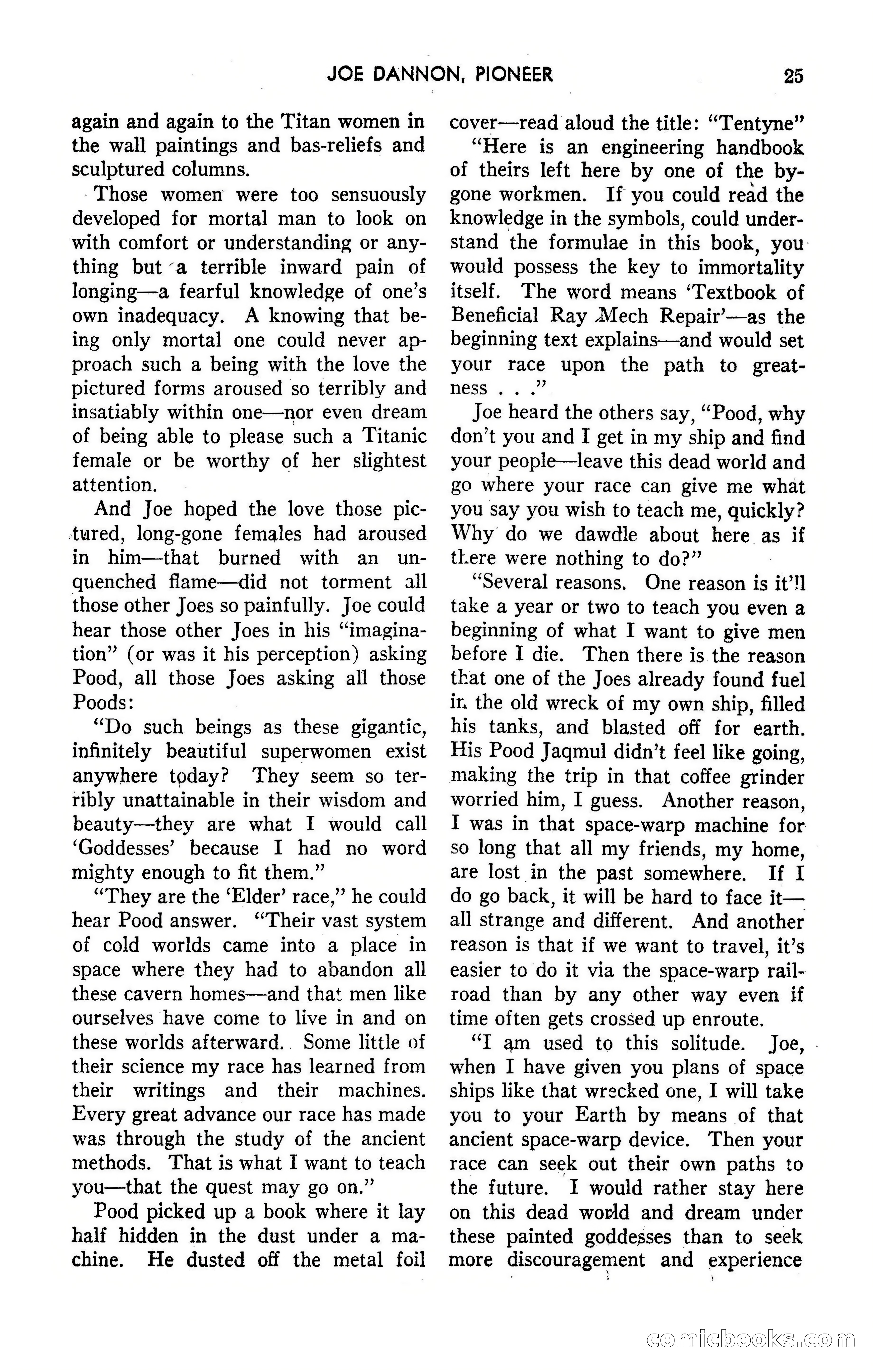 Amazing Stories, March 1947 — page 25 of 180