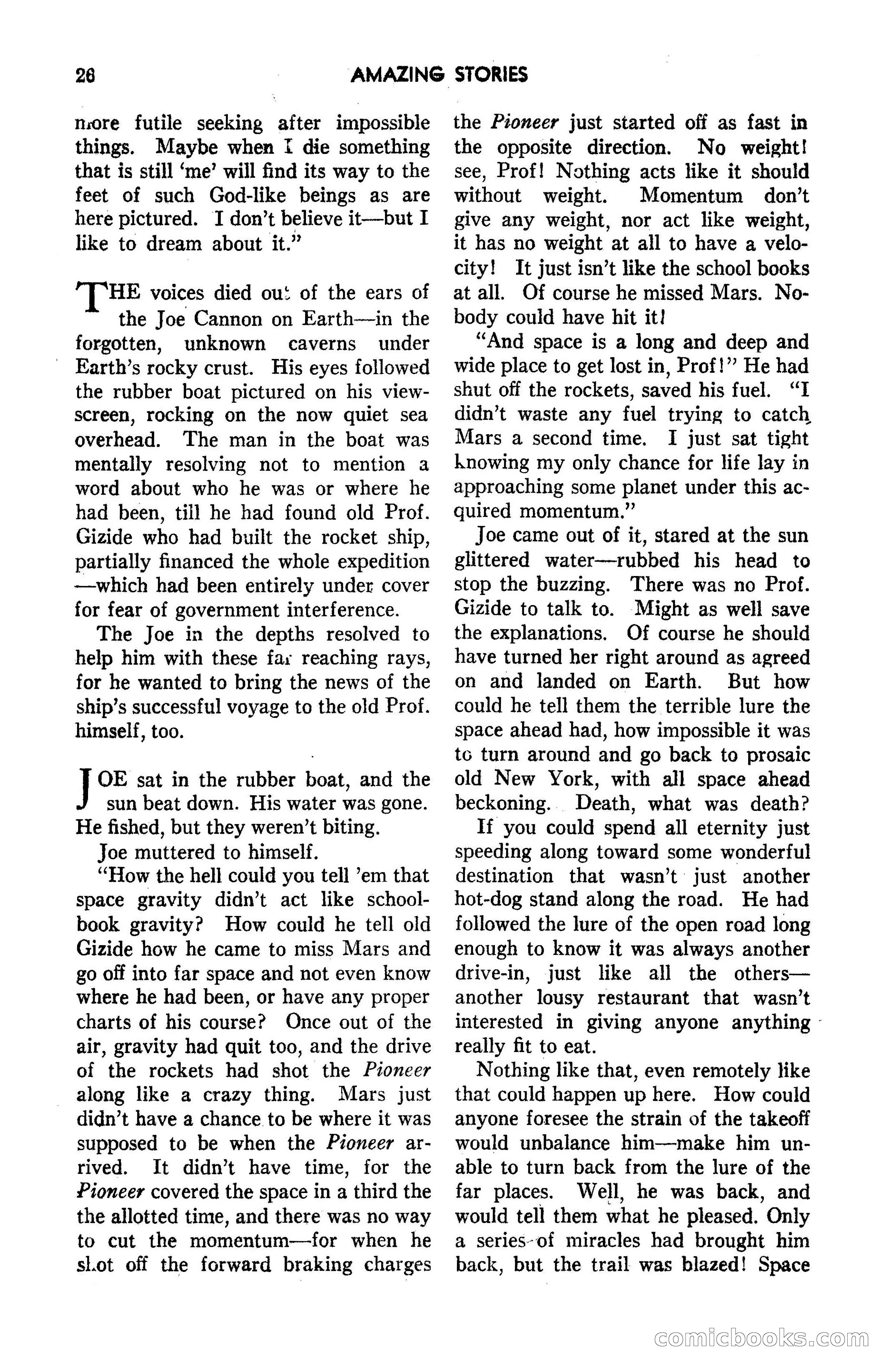 Amazing Stories, March 1947 — page 26 of 180