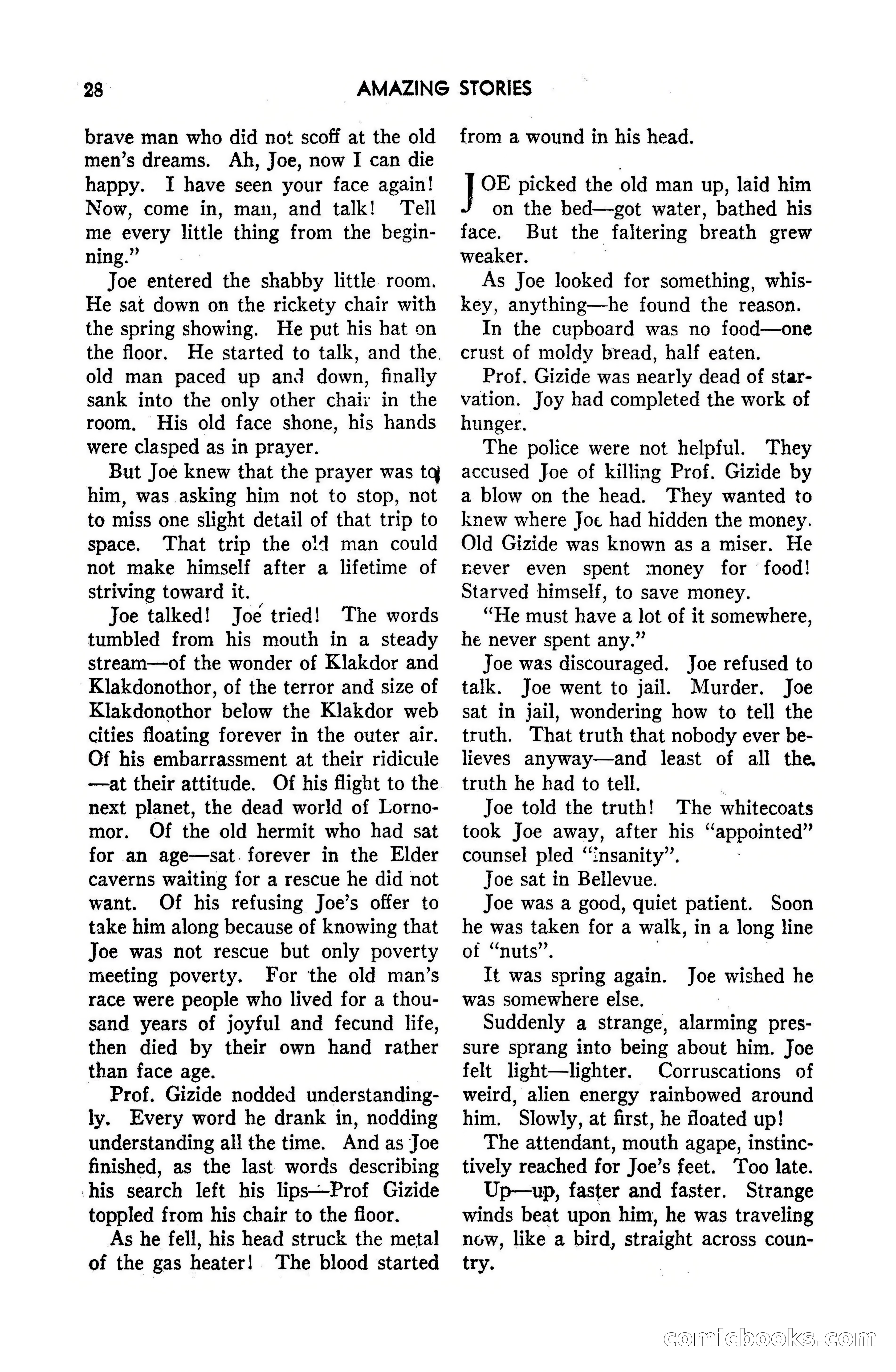 Amazing Stories, March 1947 — page 28 of 180