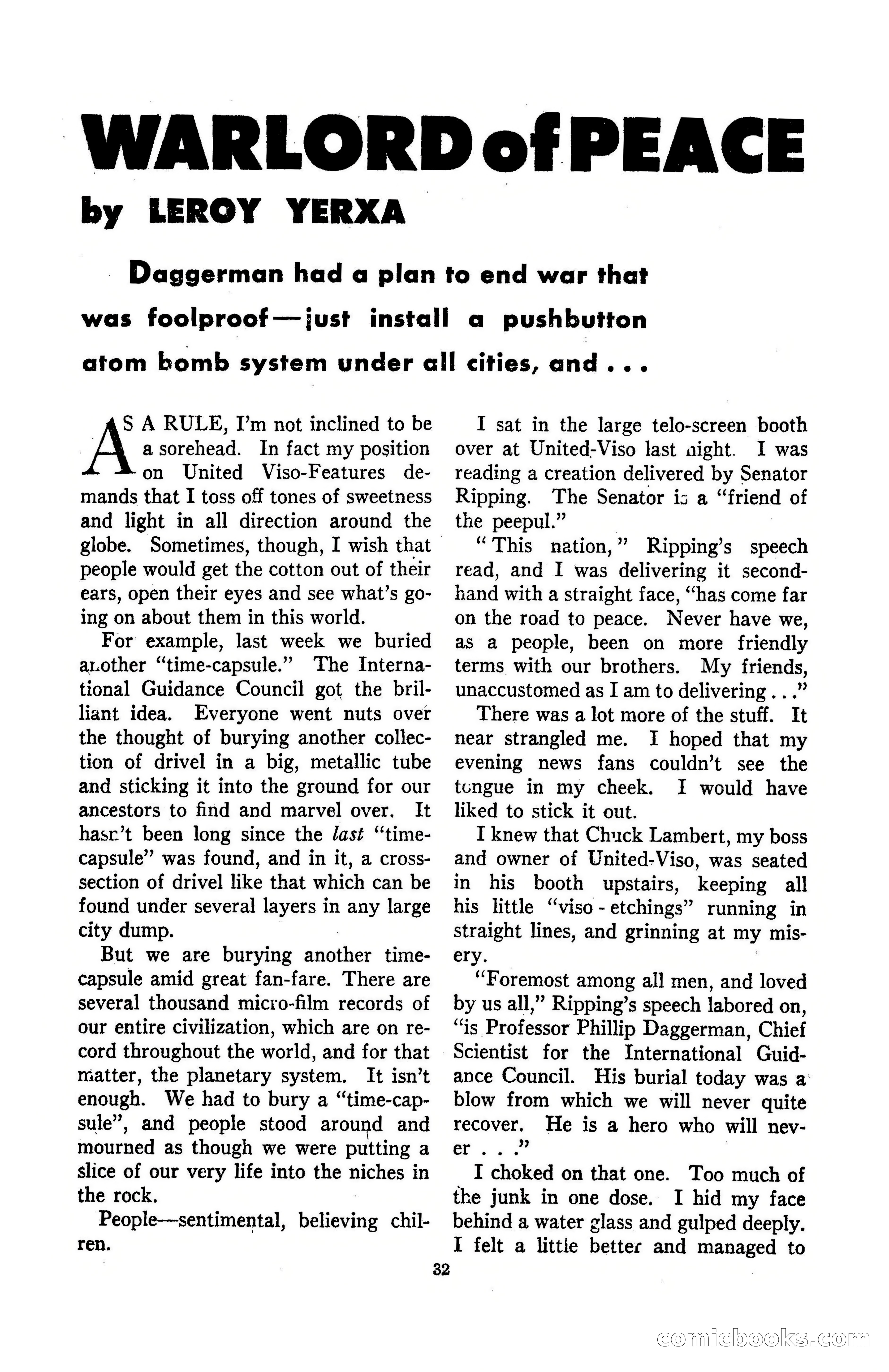 Amazing Stories, March 1947 — page 32 of 180